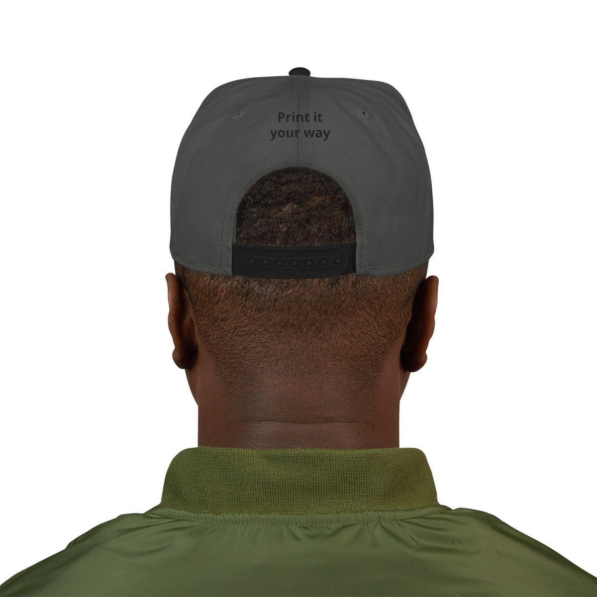 Embroidered Rasta Script Snapback Hat — Colorful Reggae Streetwear Printify
