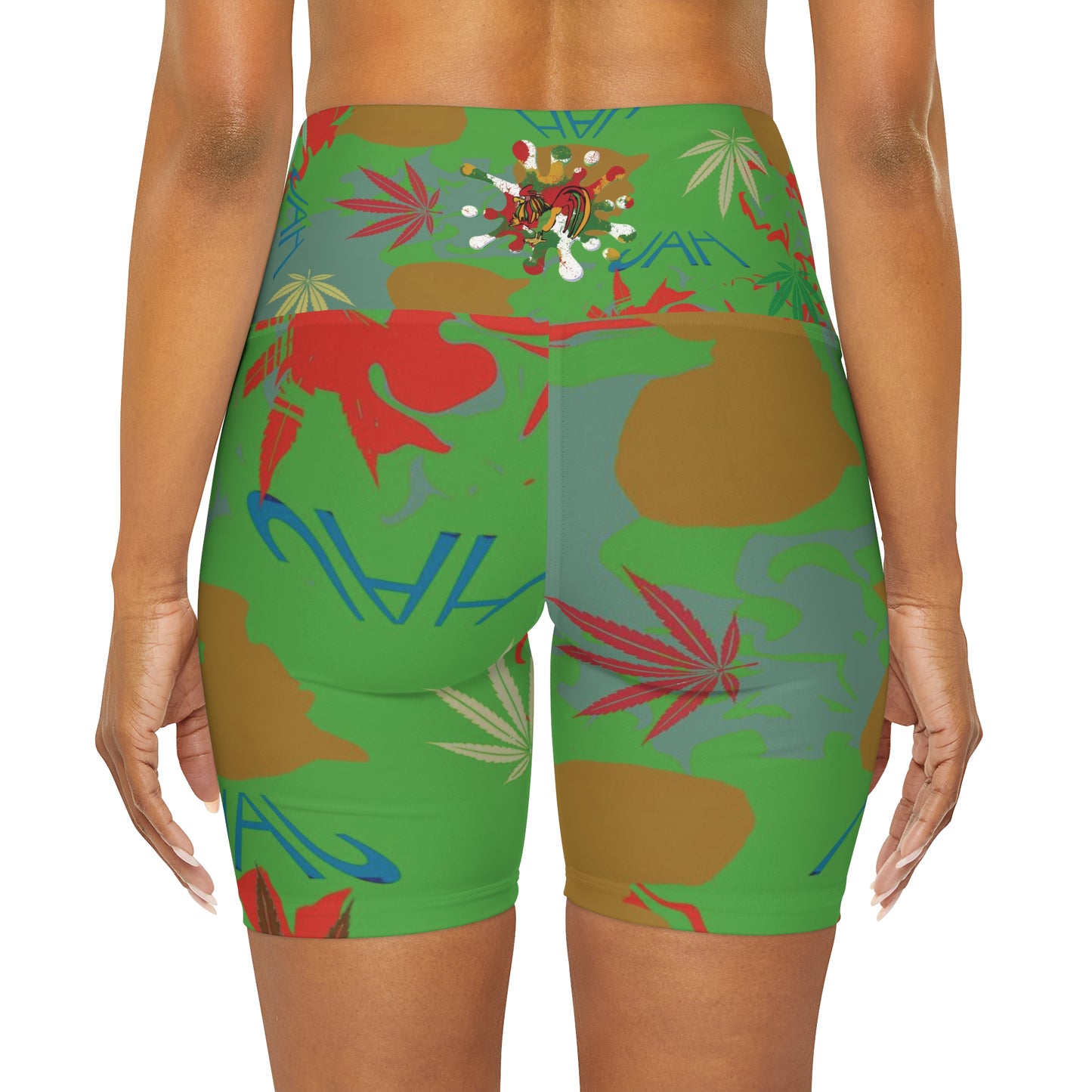 Run Drop Yoga Shorts Printify