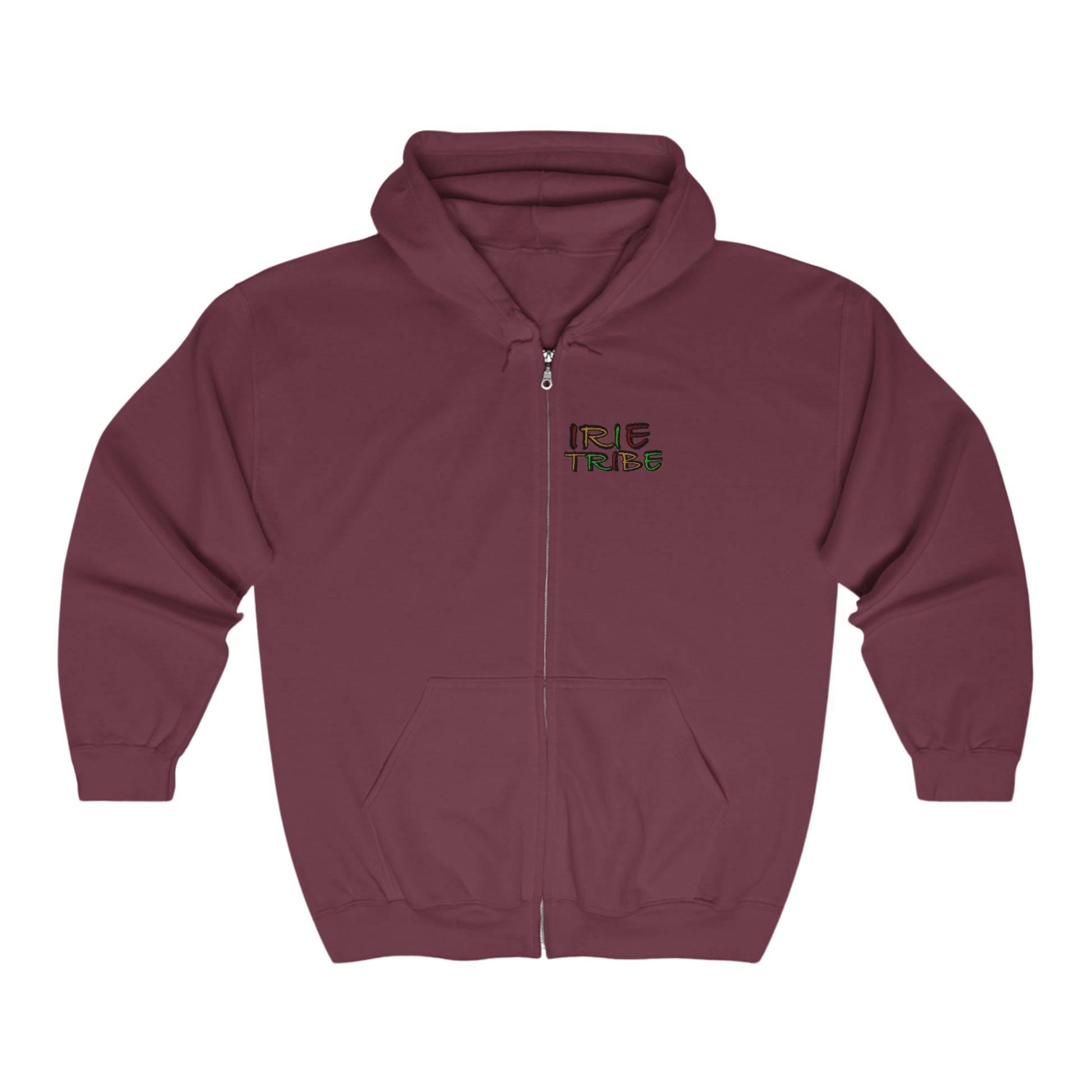 Irie Tribe  Full Zip Hooded Sweatshirt Printify