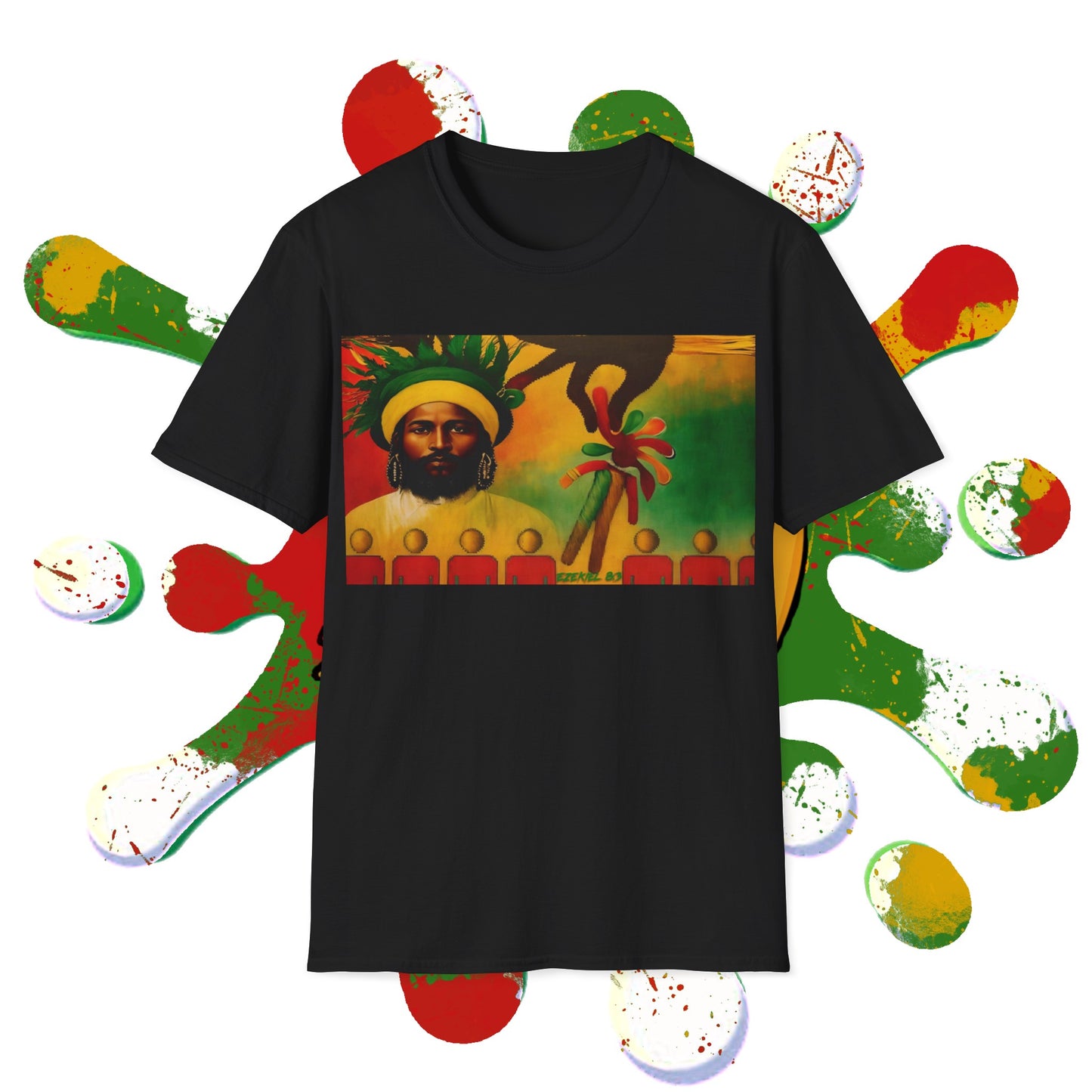 Island Scripture Tee Ezekiel 8:3 Printify