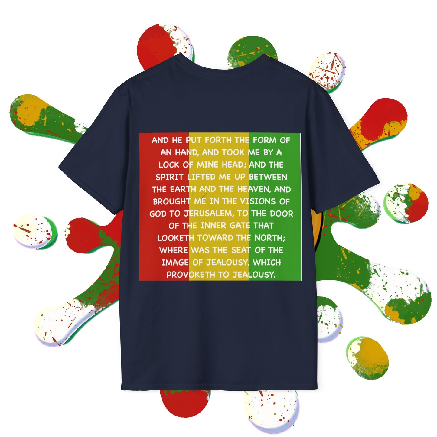 Island Scripture Tee Ezekiel 8:3 Printify