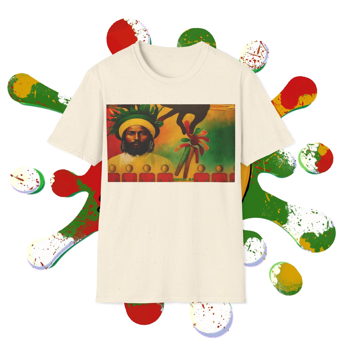 Island Scripture Tee Ezekiel 8:3 Printify