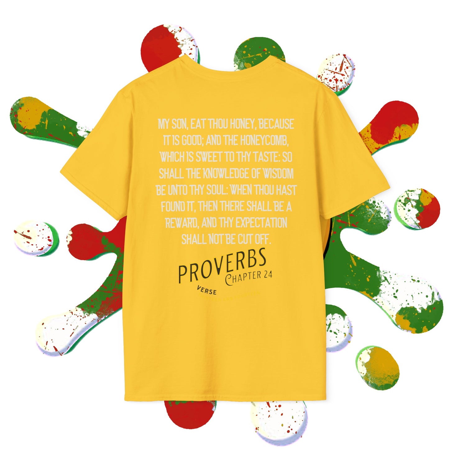 Proverbs 24:13 VINTAGE (SACRED BEE) Tee Printify