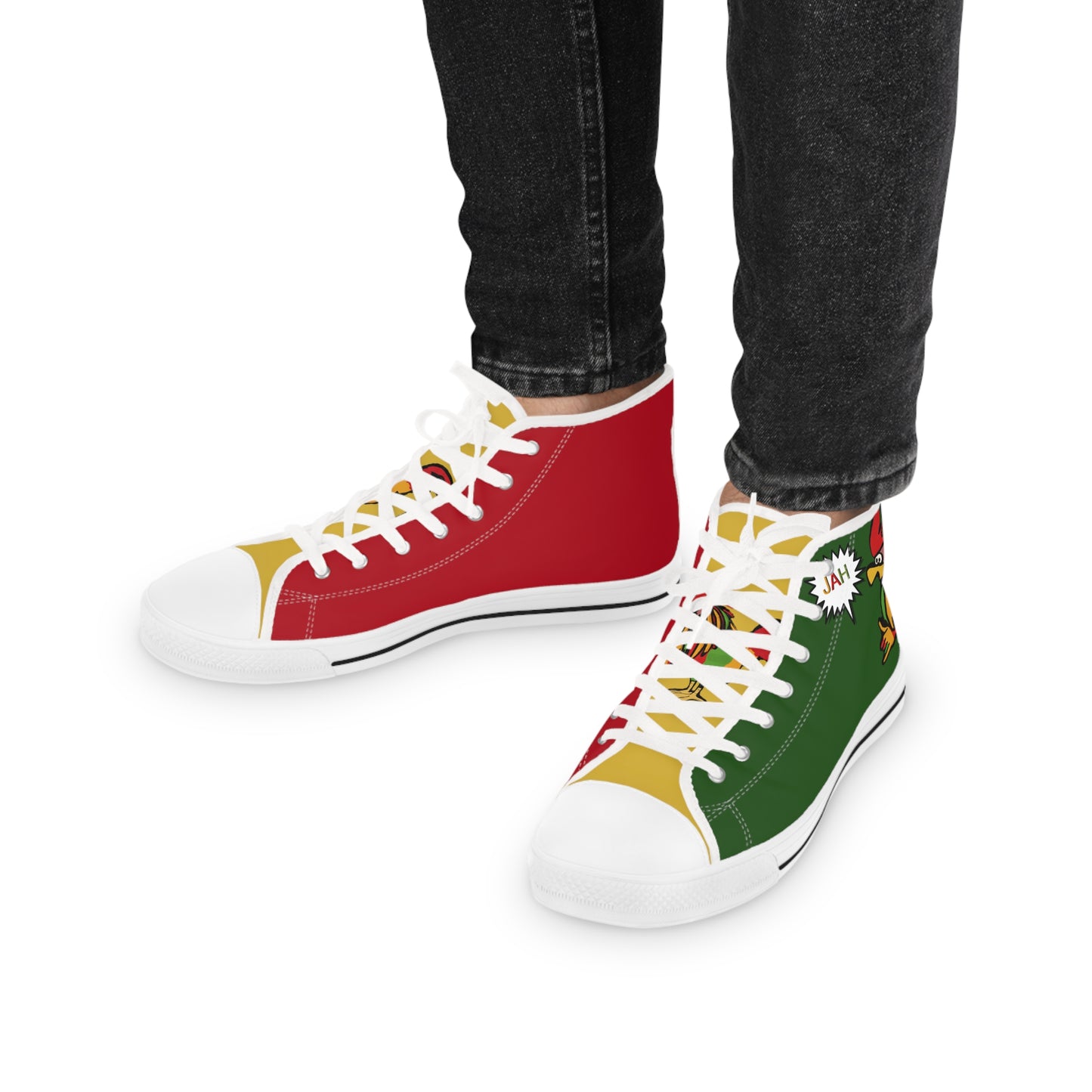 Rasta Rooster Hi-Top Printify
