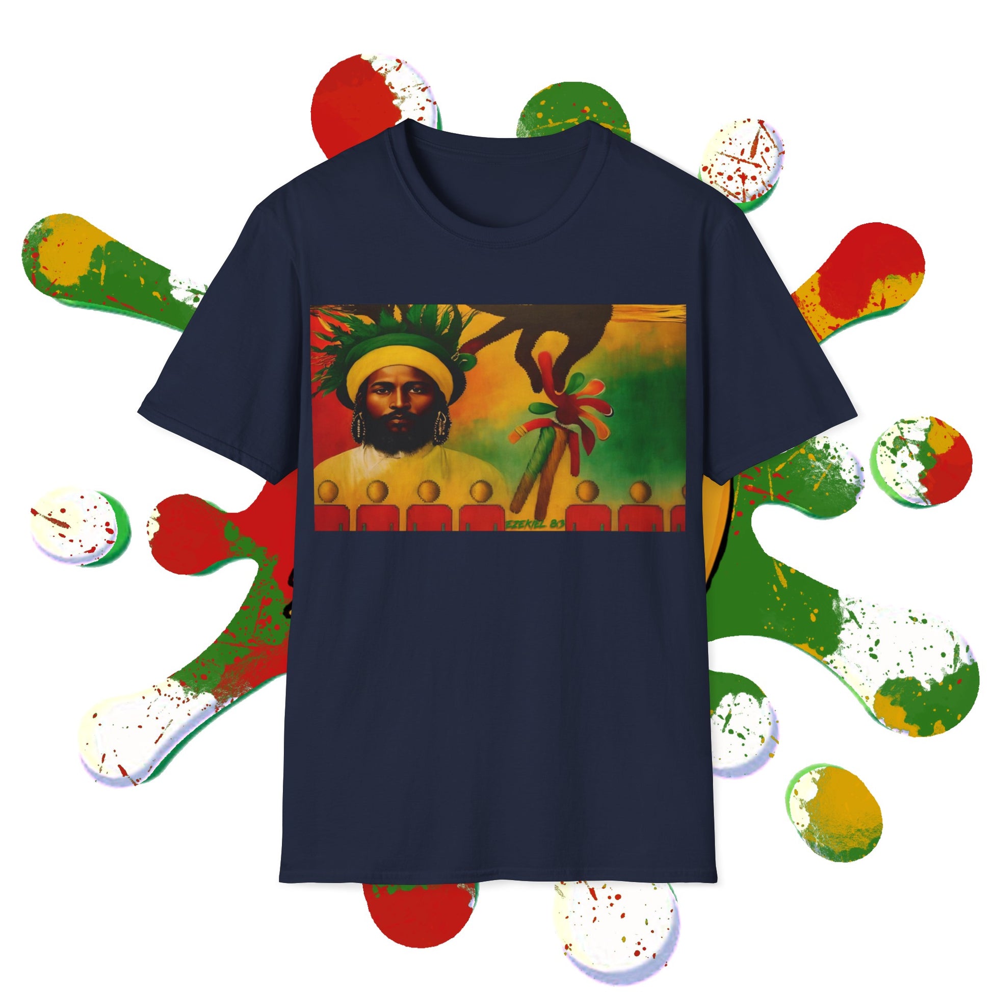 Island Scripture Tee Ezekiel 8:3 Printify