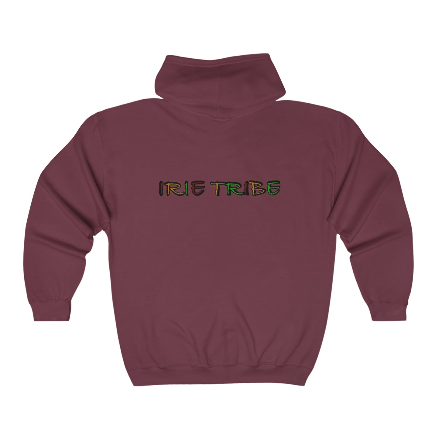 Irie Tribe  Full Zip Hooded Sweatshirt Printify
