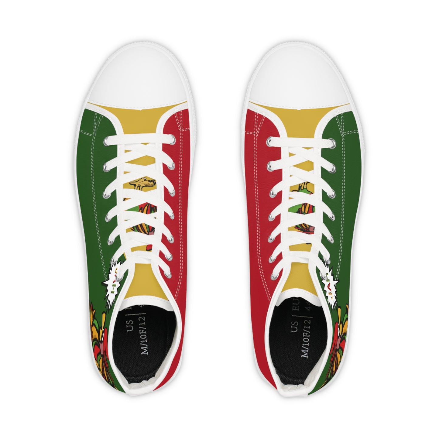 Rasta Rooster Hi-Top Printify