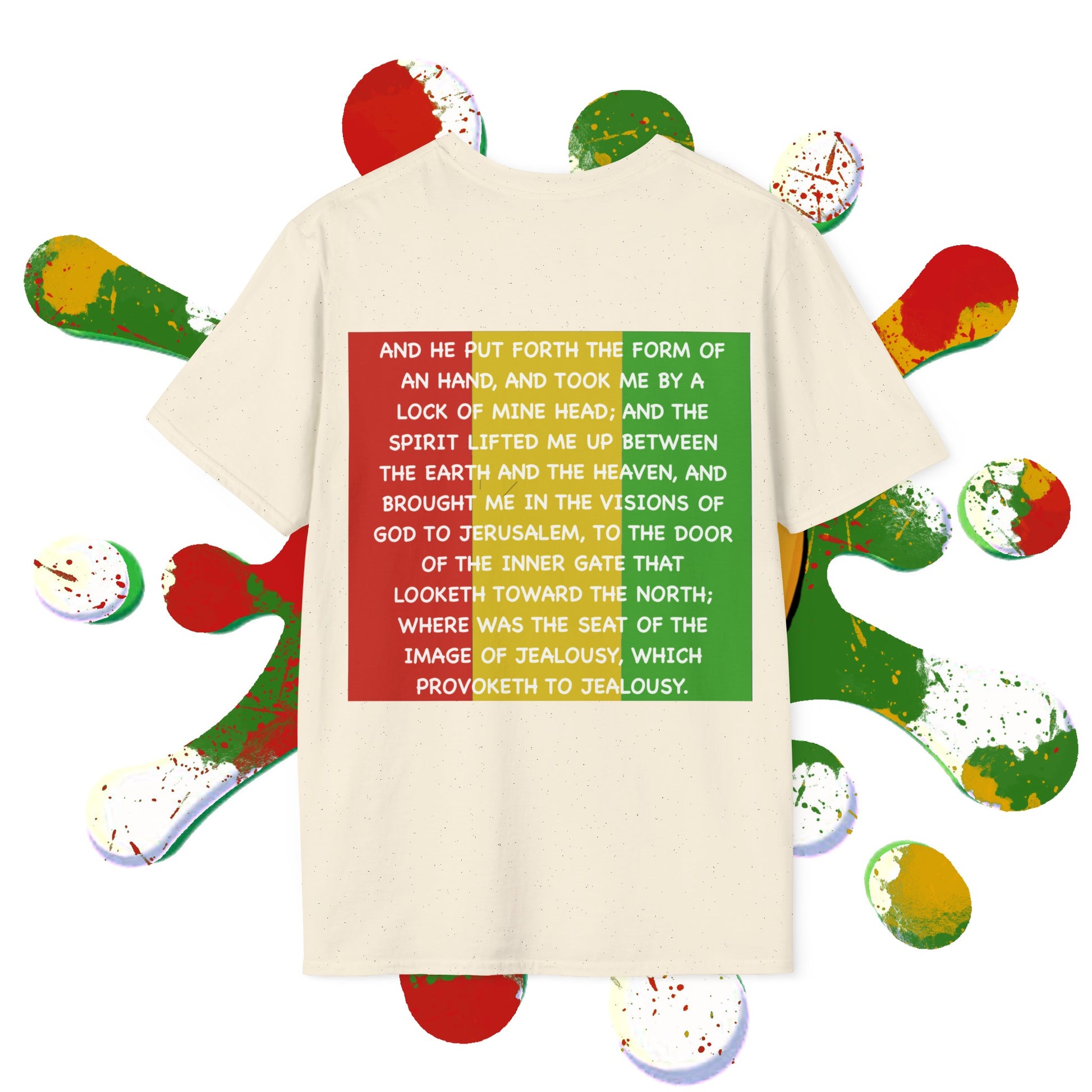 Island Scripture Tee Ezekiel 8:3 Printify