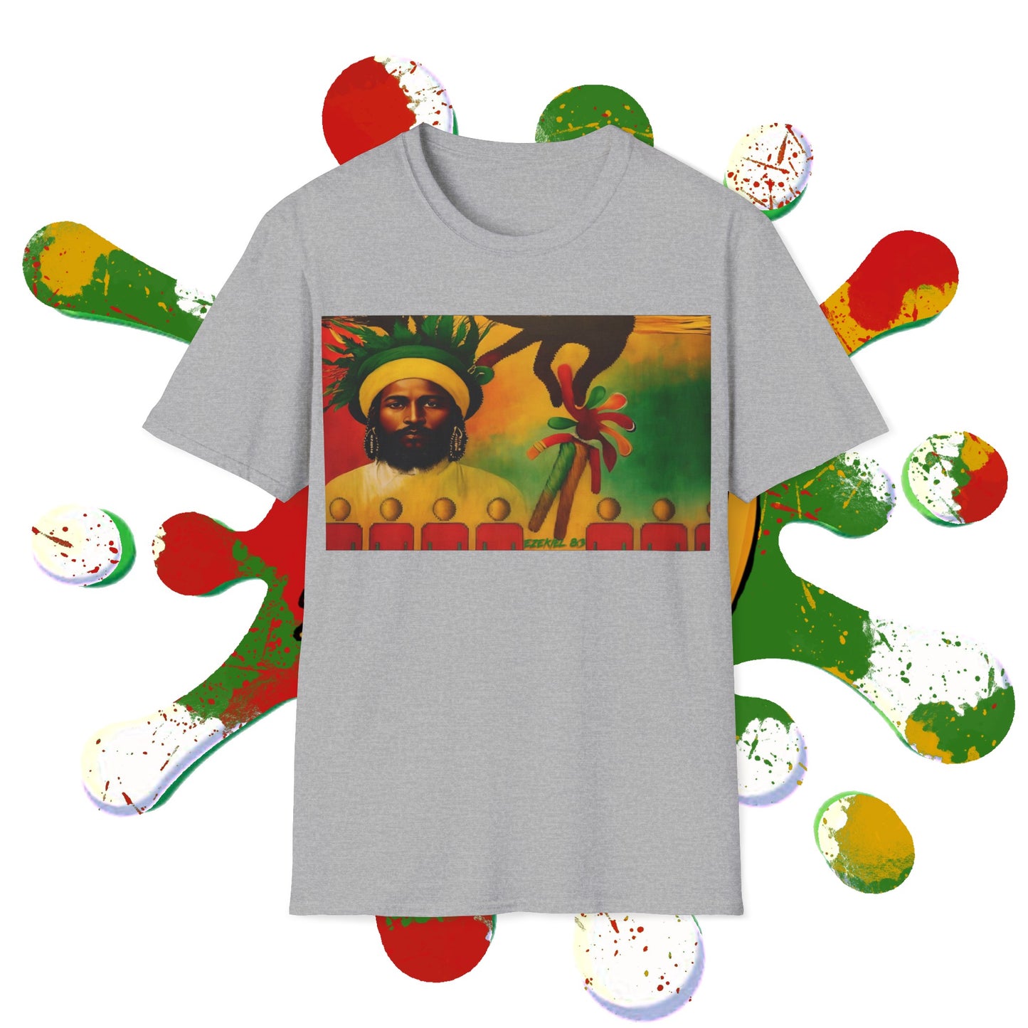 Island Scripture Tee Ezekiel 8:3 Printify