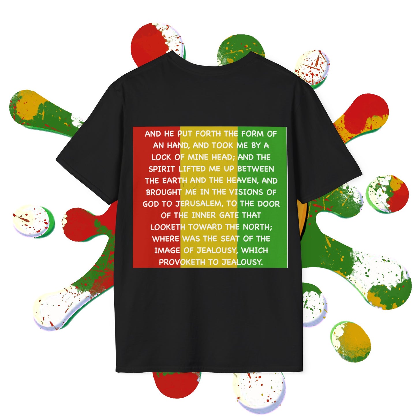 Island Scripture Tee Ezekiel 8:3 Printify