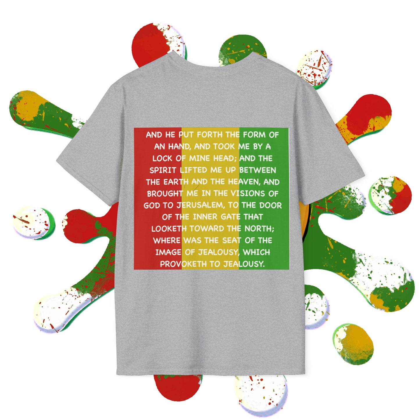 Island Scripture Tee Ezekiel 8:3 Printify