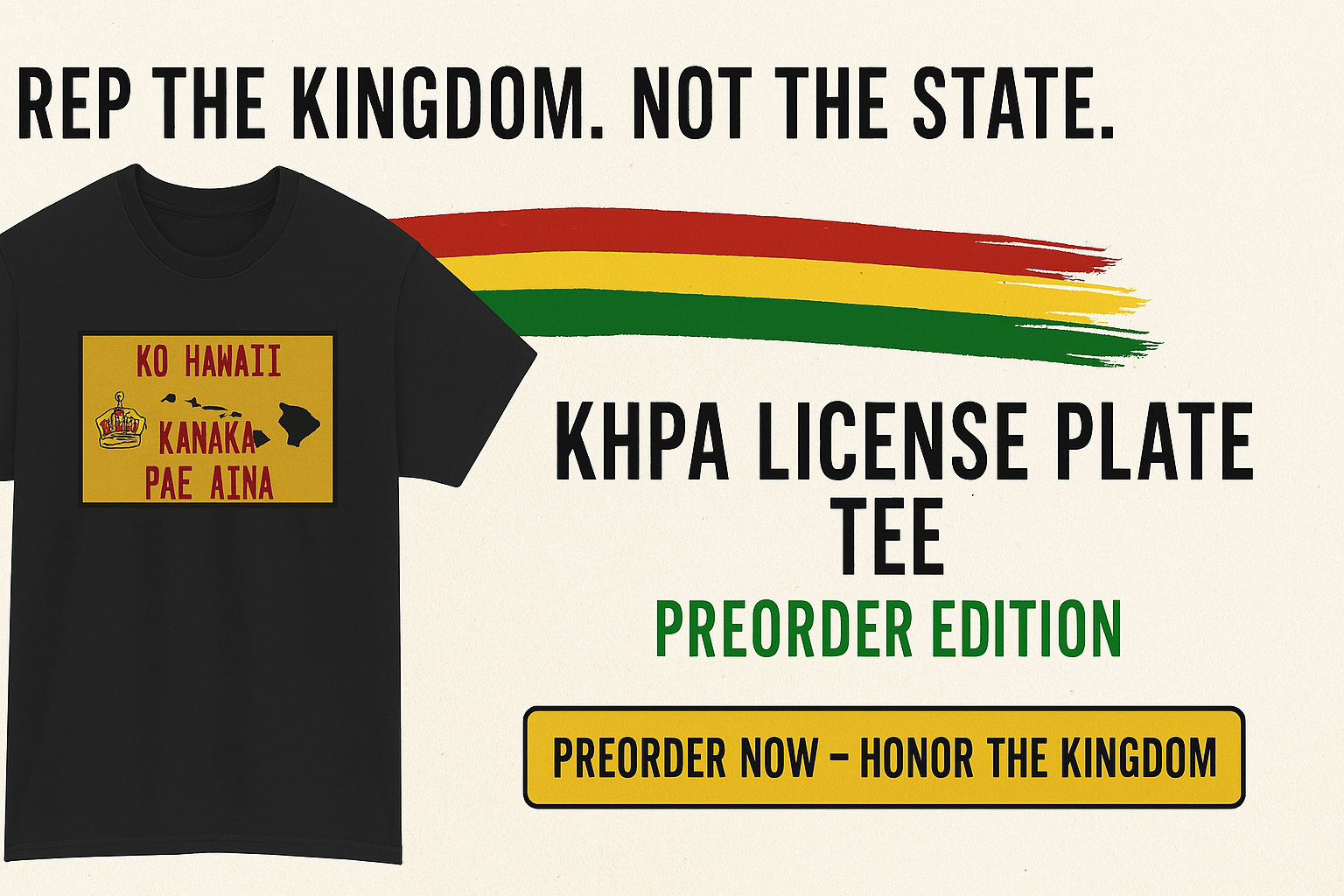 KHPA TEE Rasta Rooster