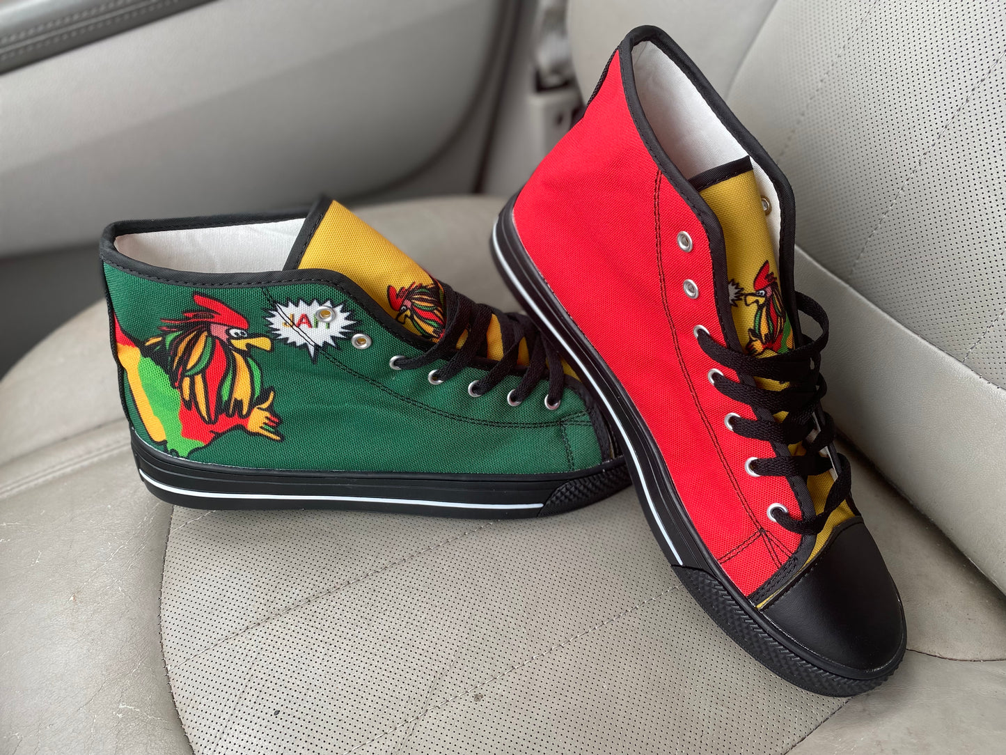 Rasta Rooster Hi-Top Printify