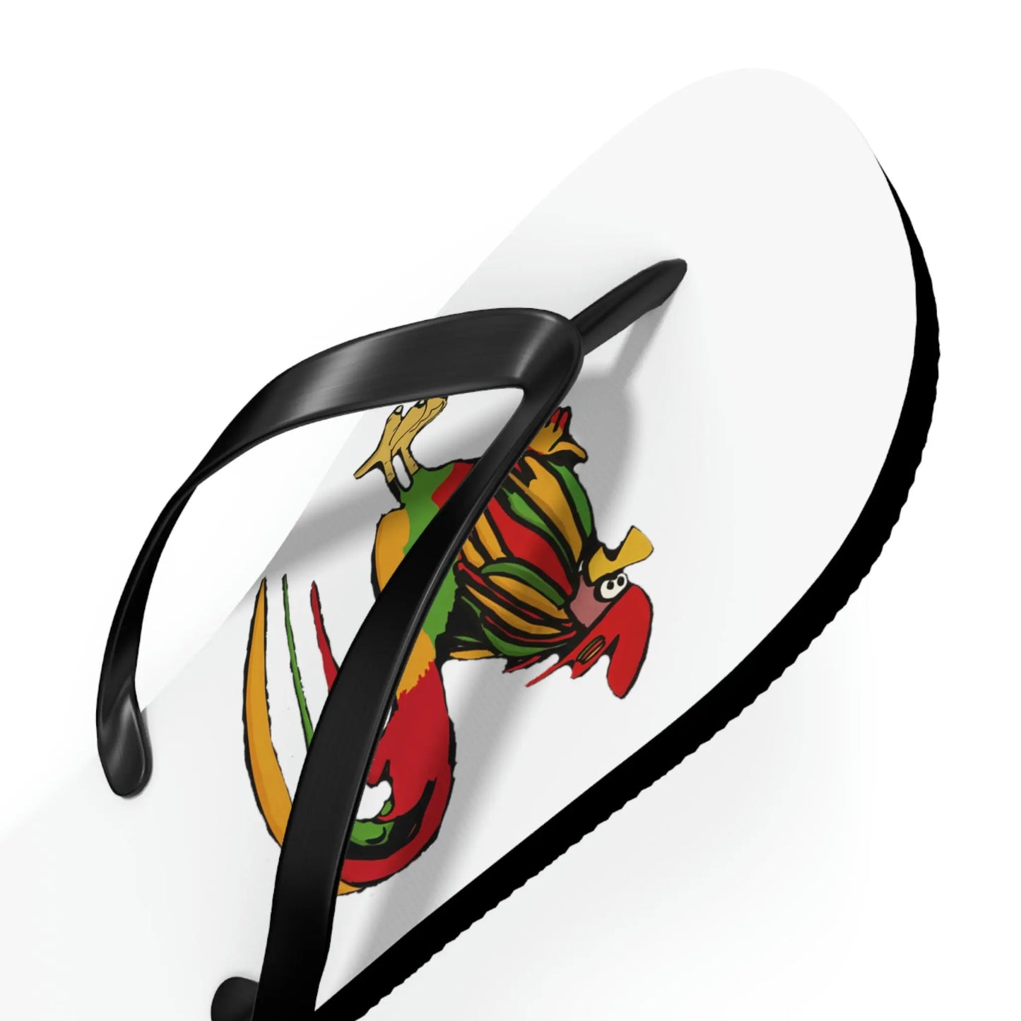 Rasta Rooster Slippas Printify