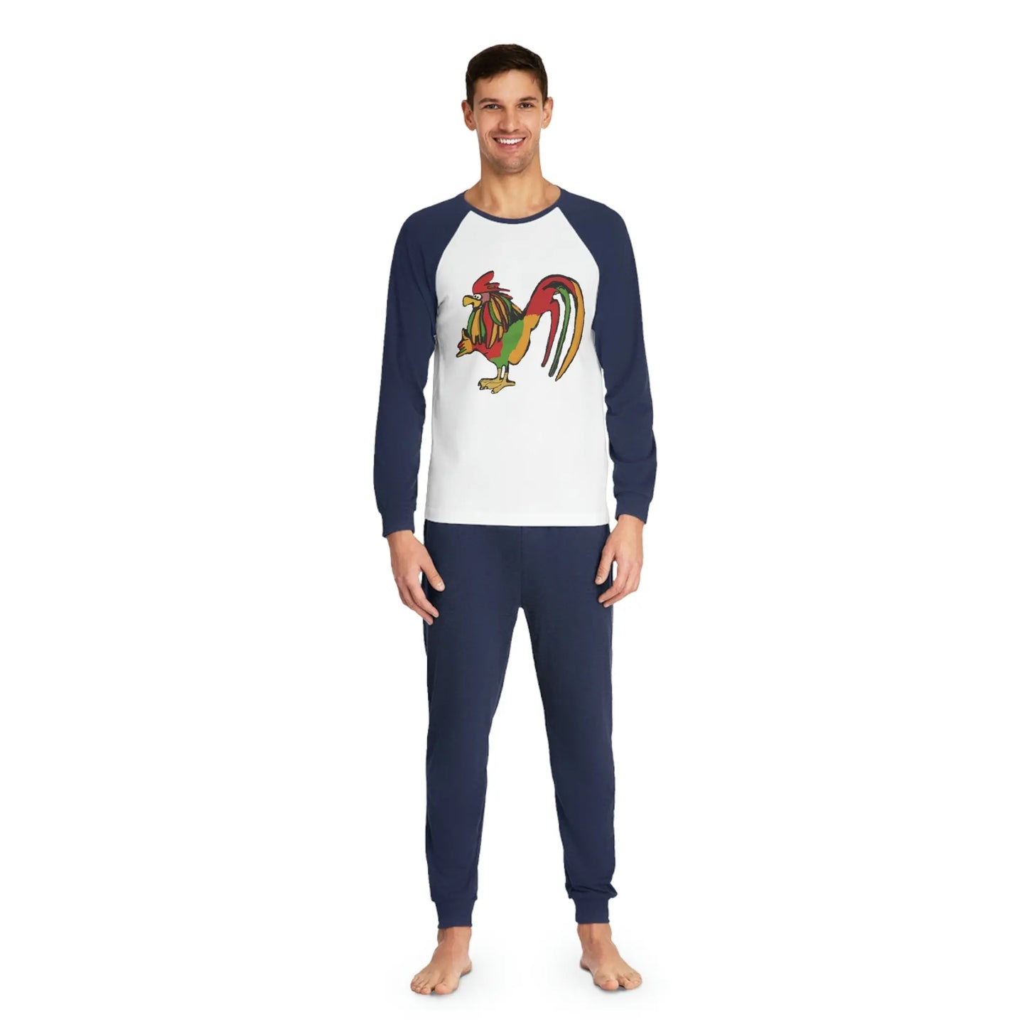 Rasta Rooster Pajama Set Printify
