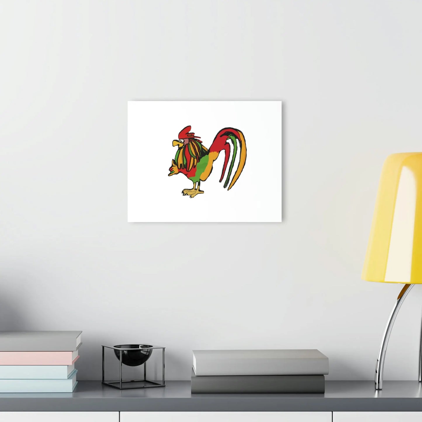Rasta Rooster Acrylic Print
