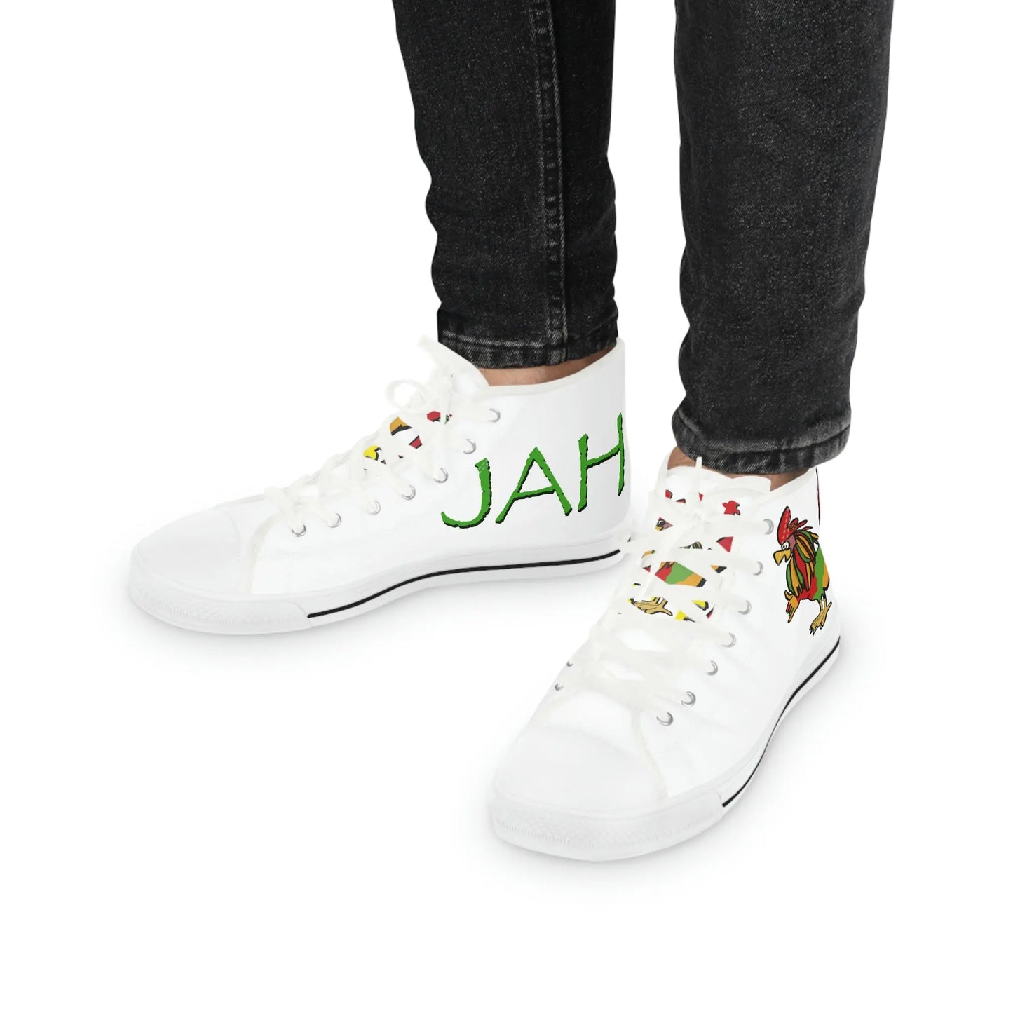 Men’s Rasta Rooster FlyHi-.-Top