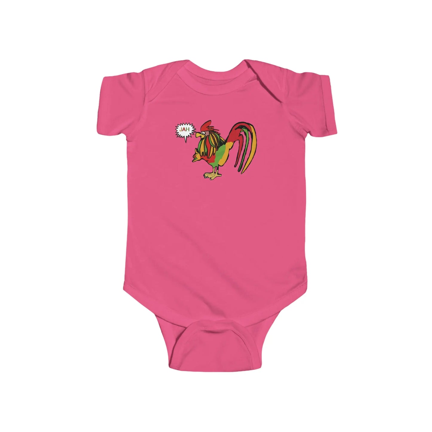Infant Rasta Rooster Jersey Bodysuit