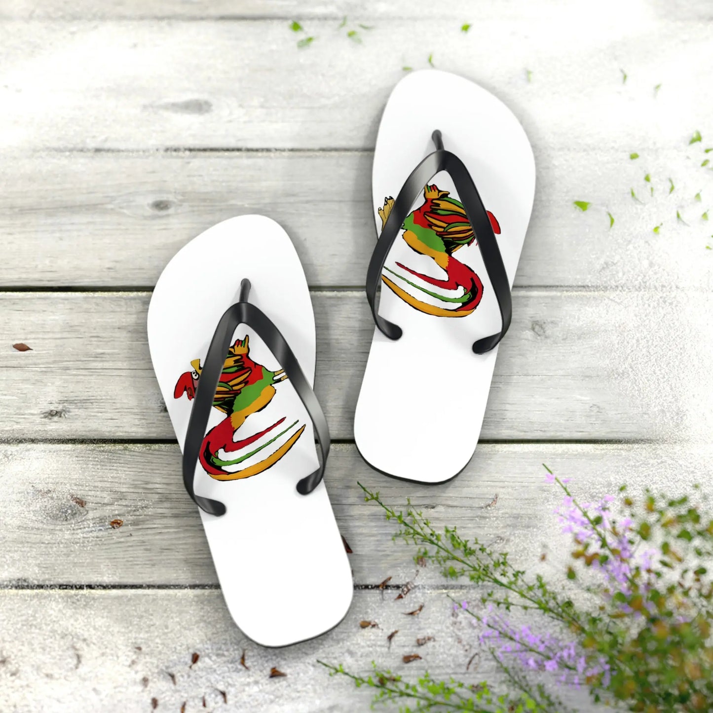 Rasta Rooster Slippas