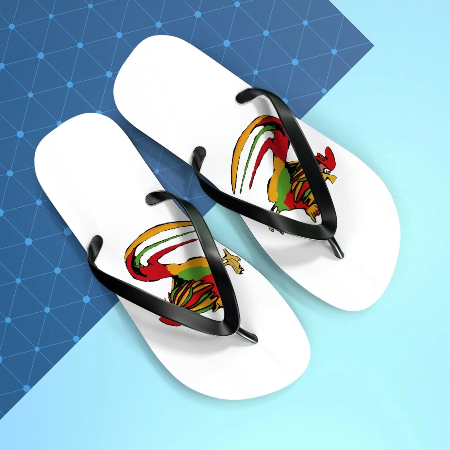 Rasta Rooster Slippas