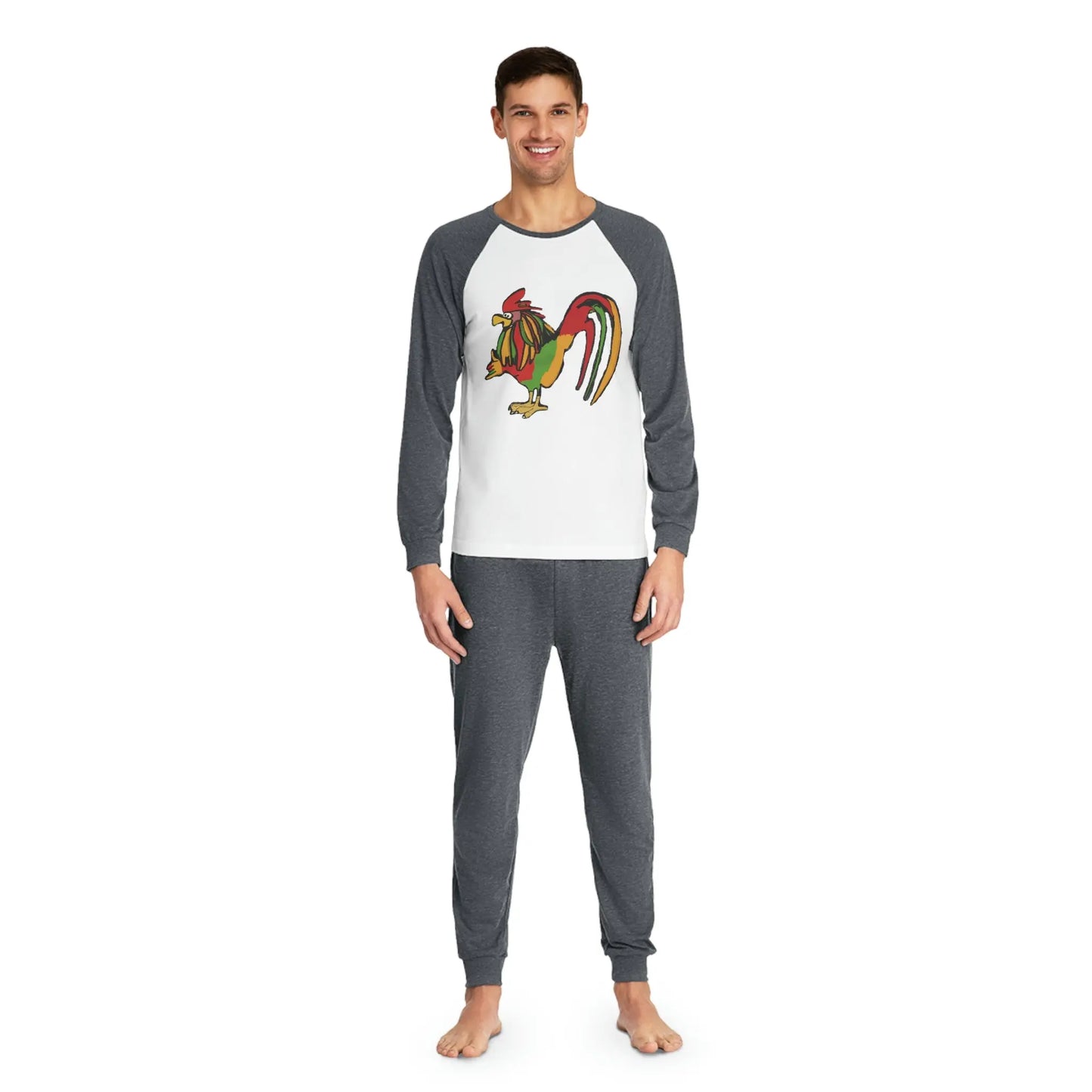 Rasta Rooster Pajama Set Printify