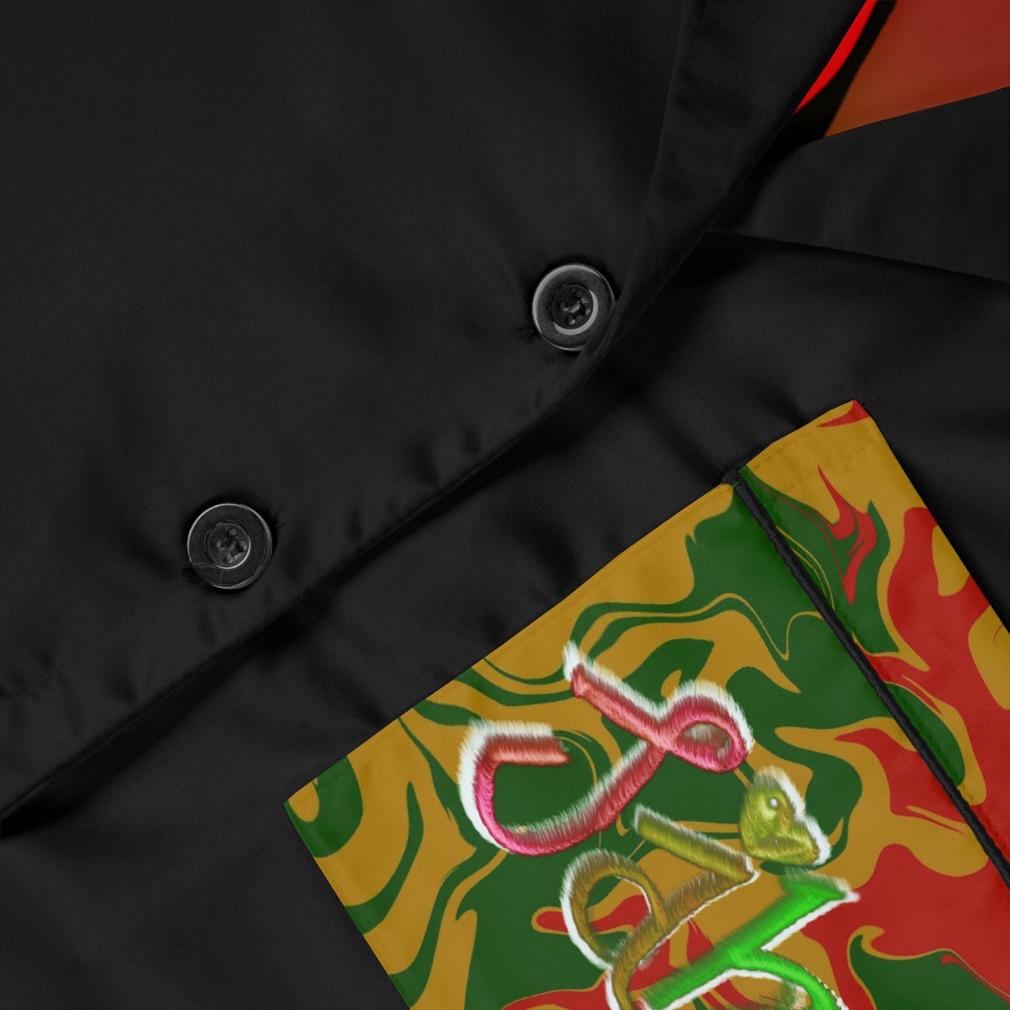 Women's Satin Rasta Rooster Pajamas Printify