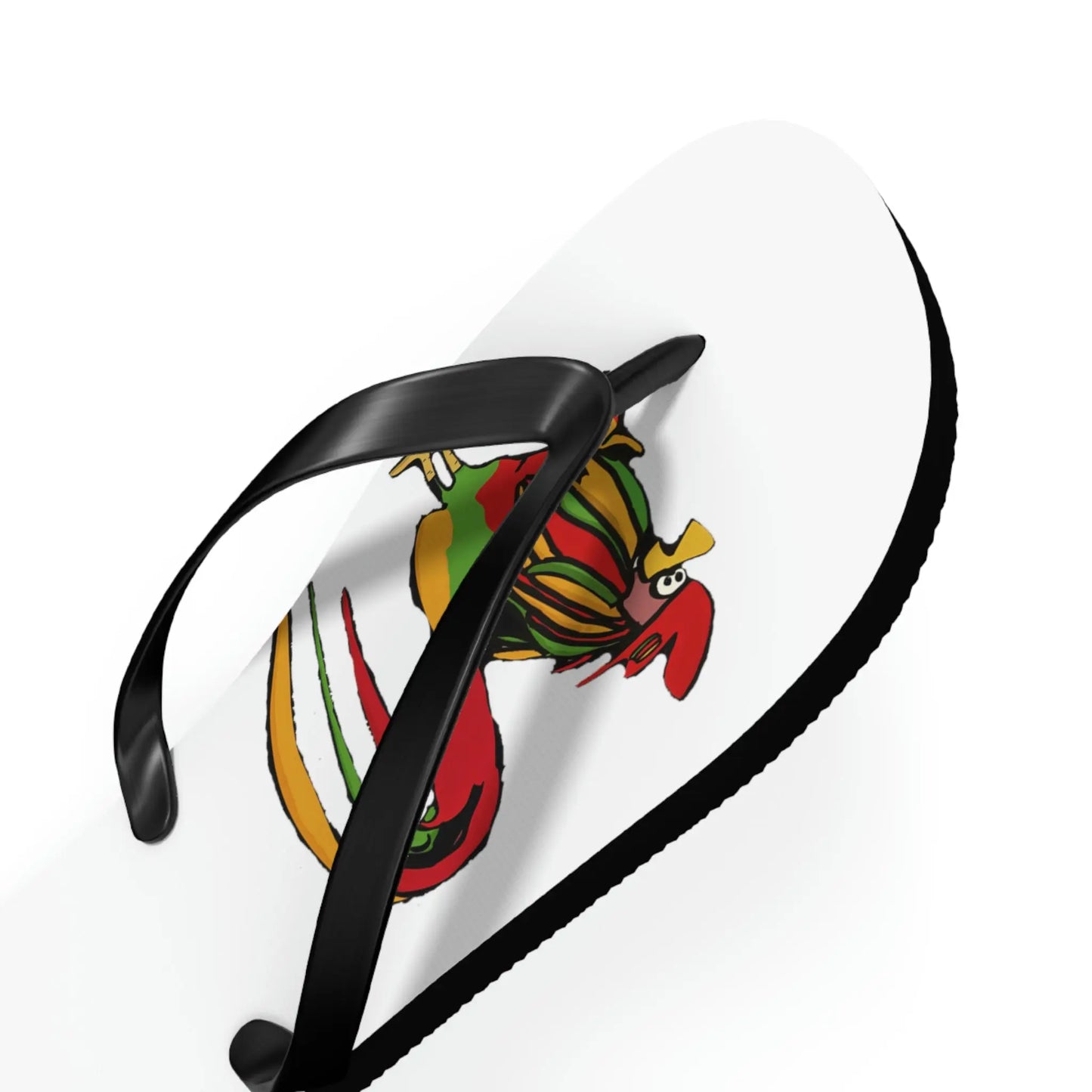 Rasta Rooster Slippas Printify