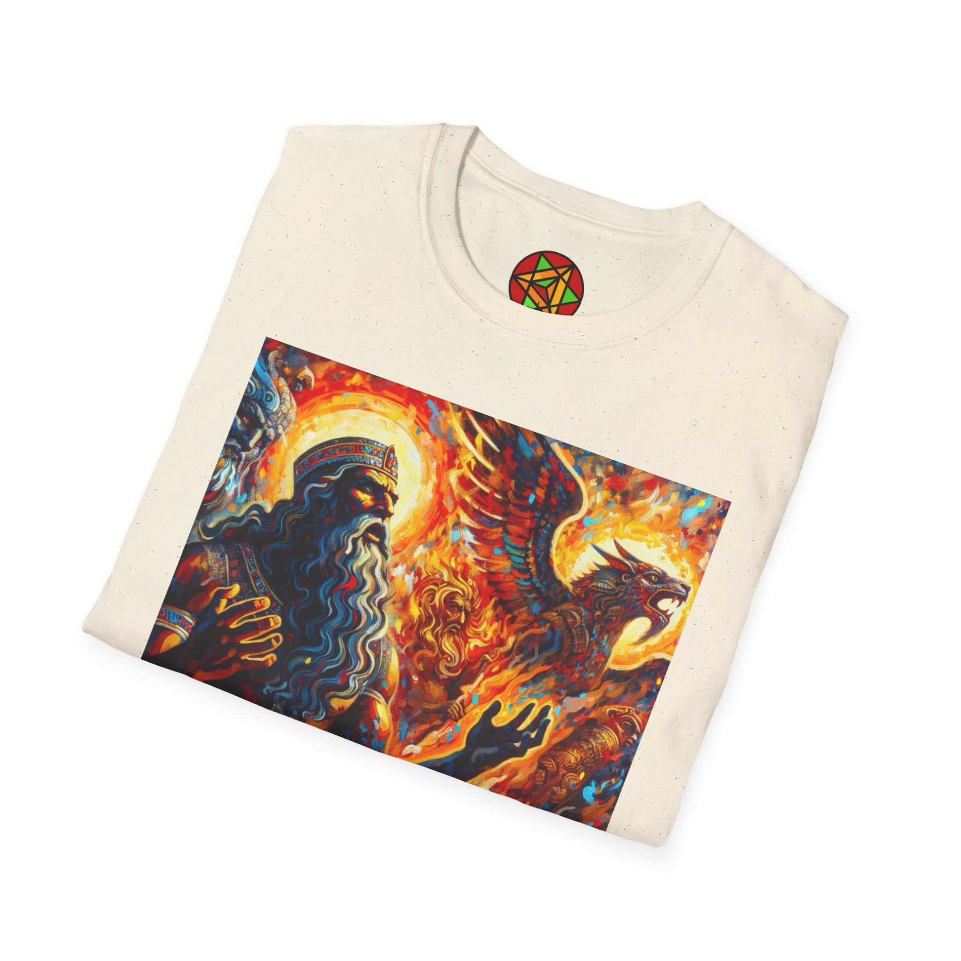 Daniel 3:26 Fiery Furnace T-Shirt — Shadrach Meshach Abednego Christian Tee Printify