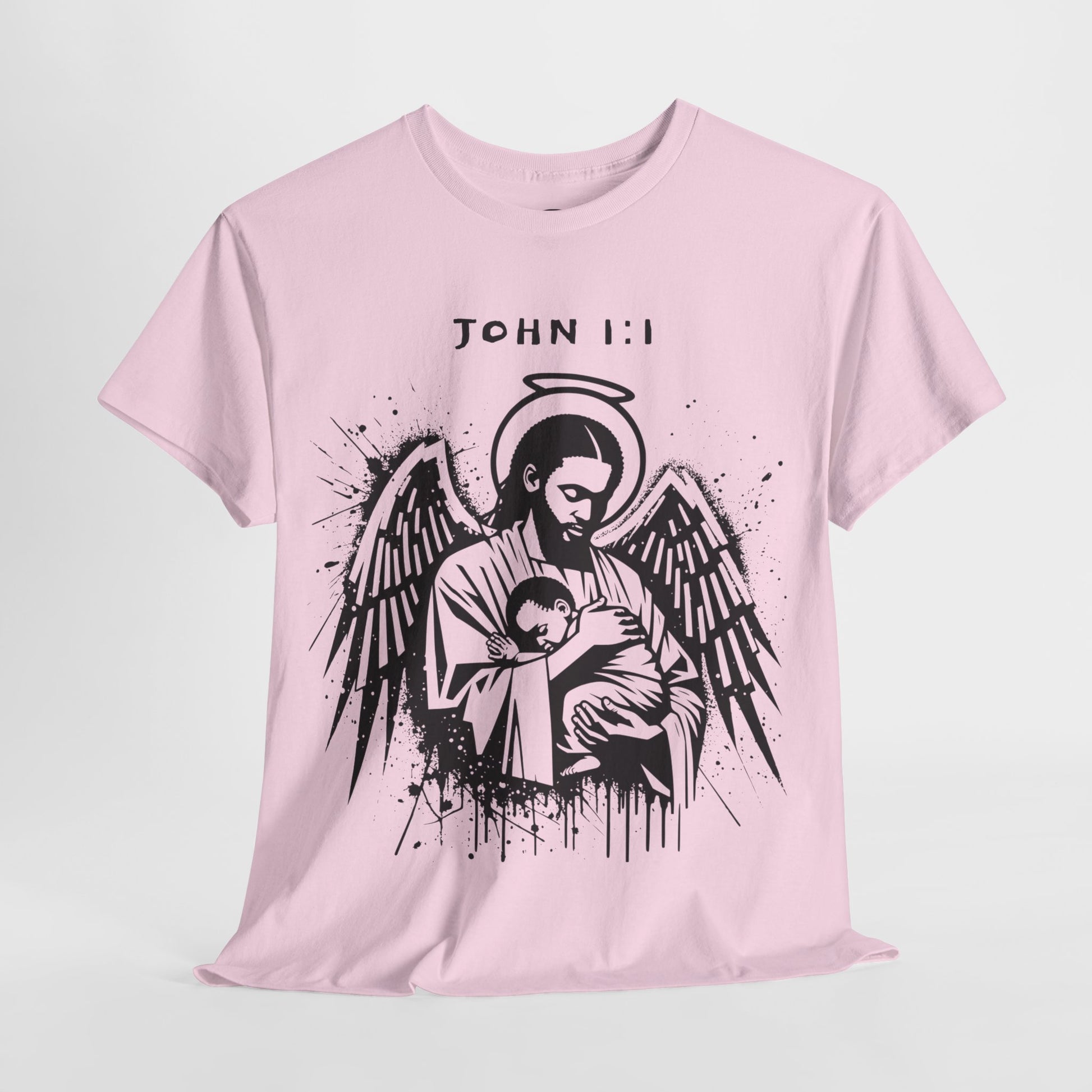 Island Scripture Tee: The Radiance of John 1:1 Printify