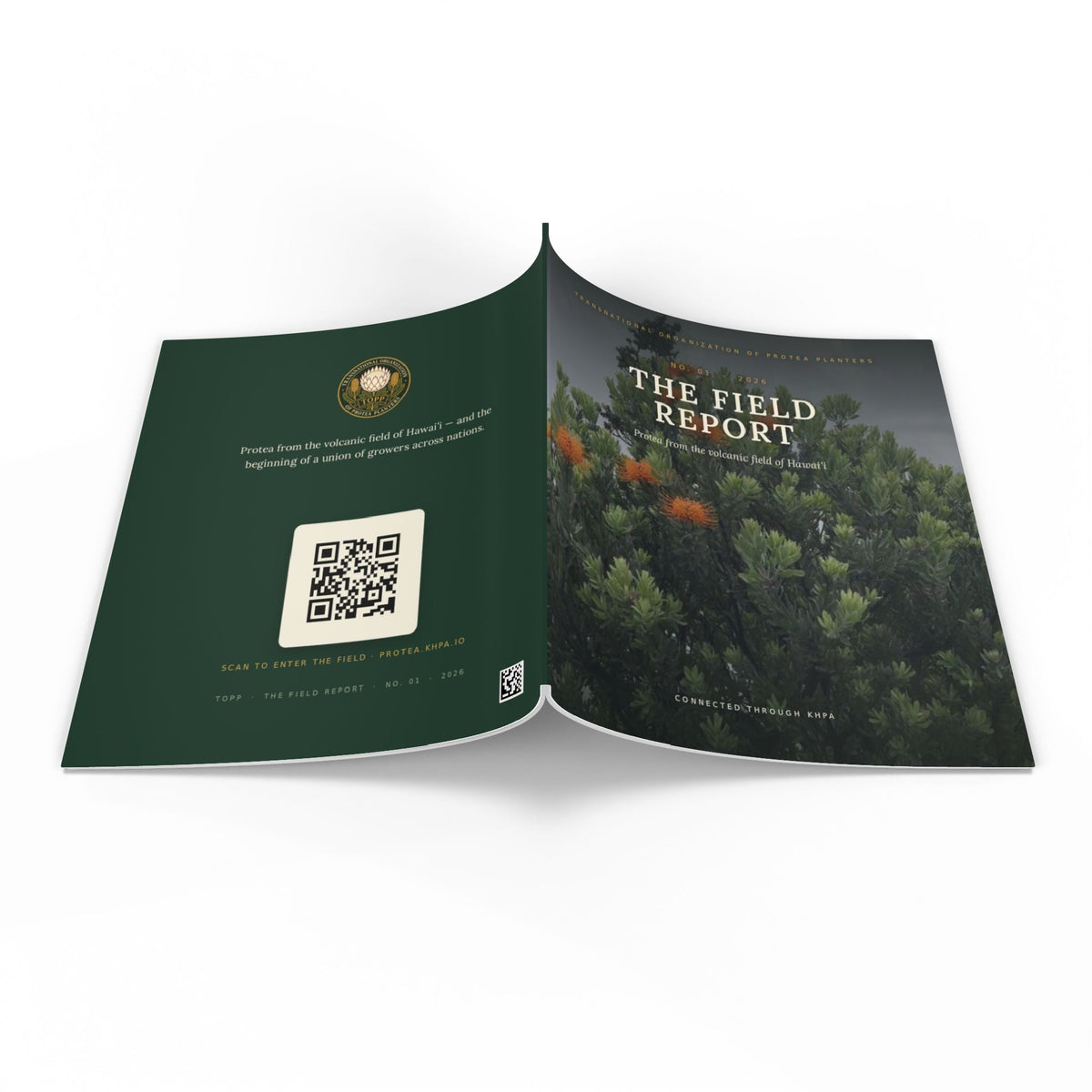 Softcover Photo Book — "The Field Report" Nature Journal Printify