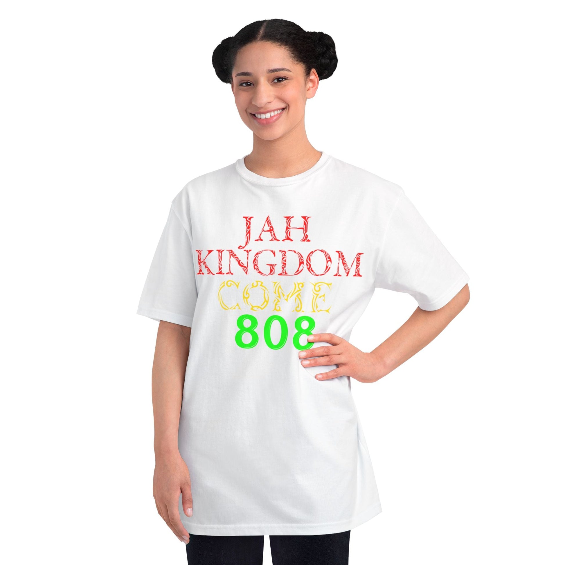 Jah Kingdom Come 808 T-Shirt — Reggae Rasta Vibe Tee Printify