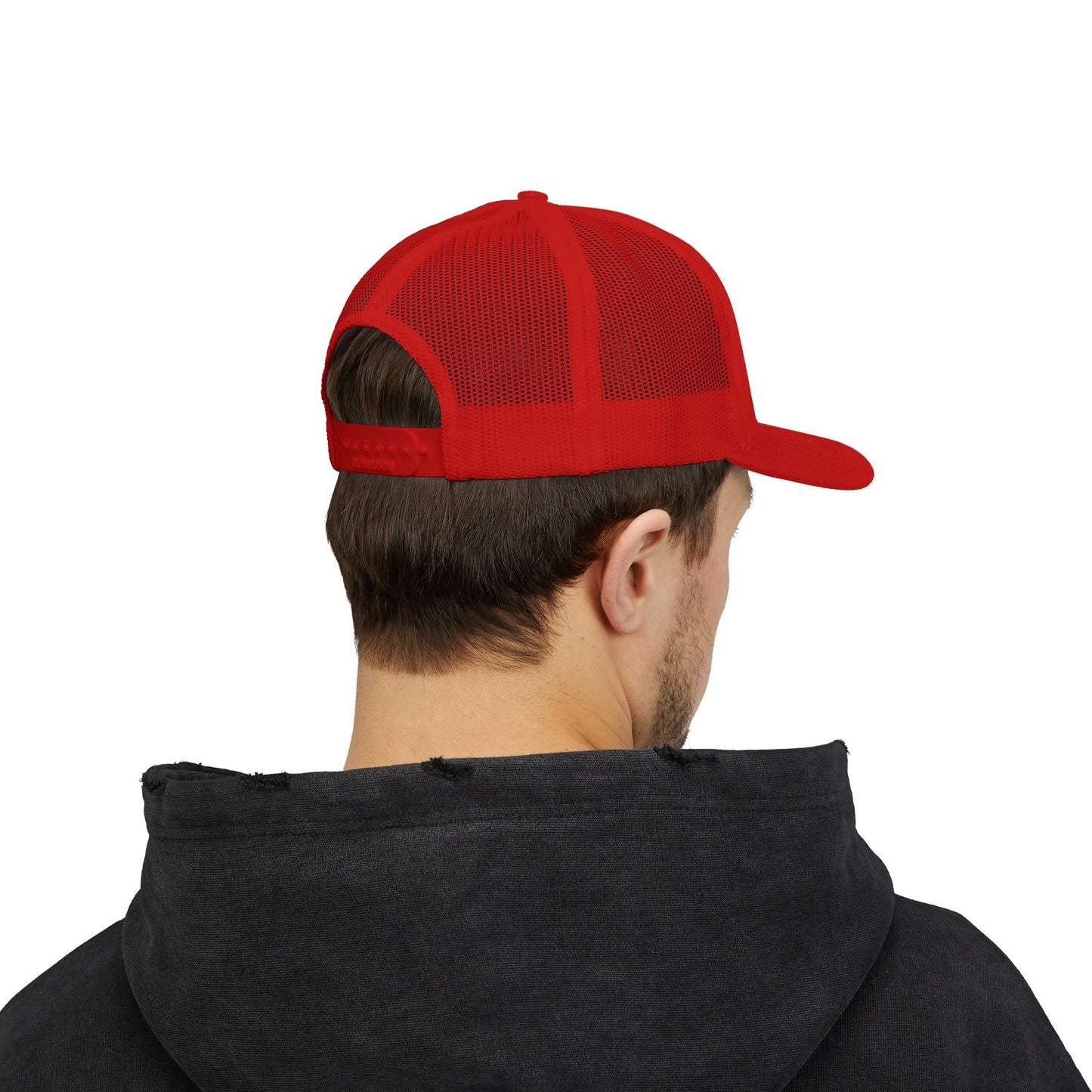 808 Love Snapback Trucker Cap — Retro Hawaiian Aloha Mesh Hat Printify