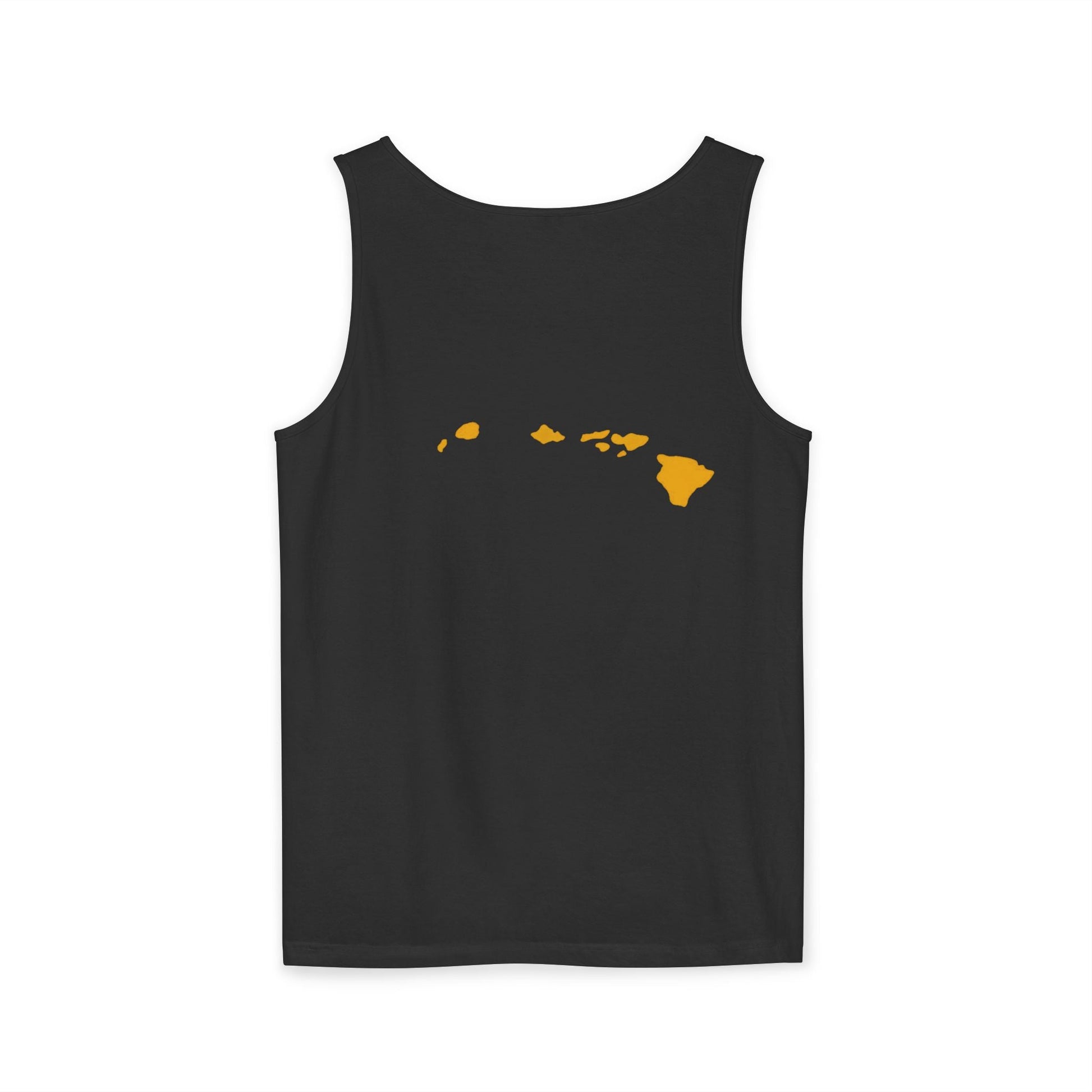 Kanaka Fyah Decorative Script Tank Top — Hawaiian Pride Graphic Tank Printify
