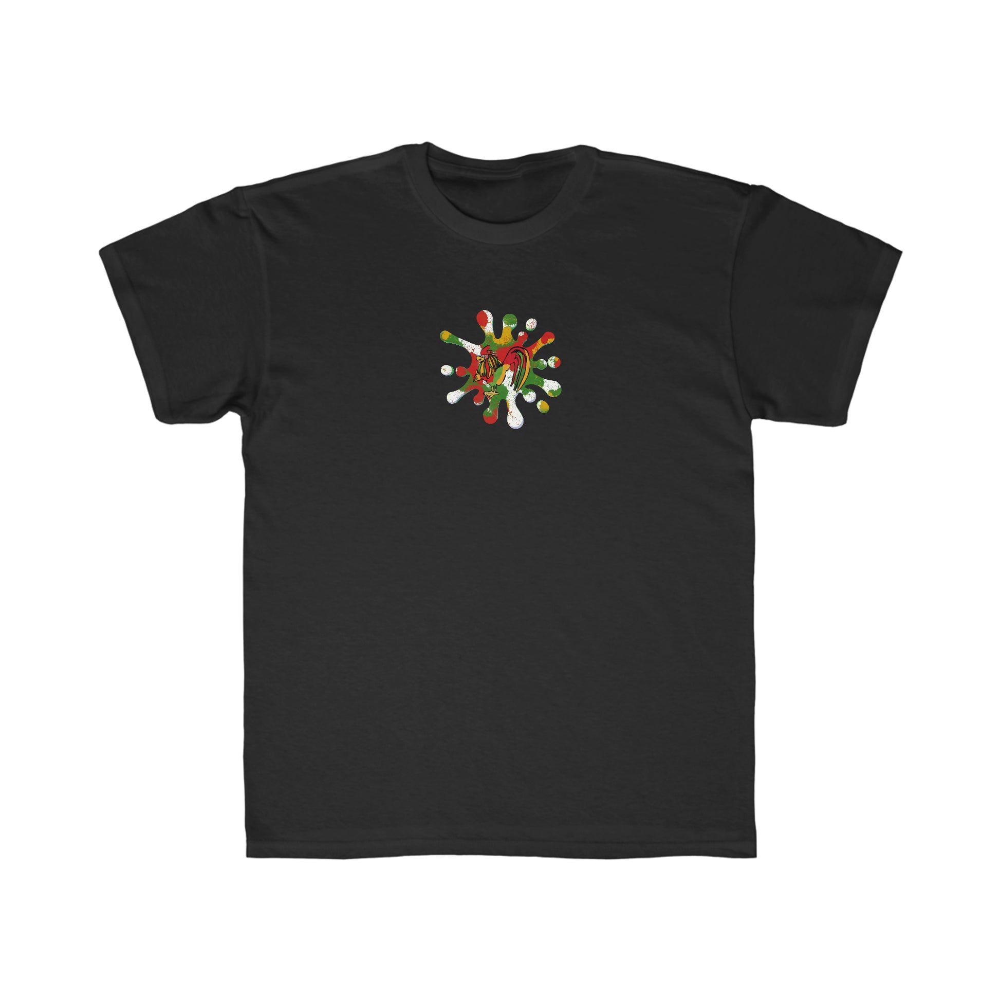 Kids Rasta Rooster Tee Printify