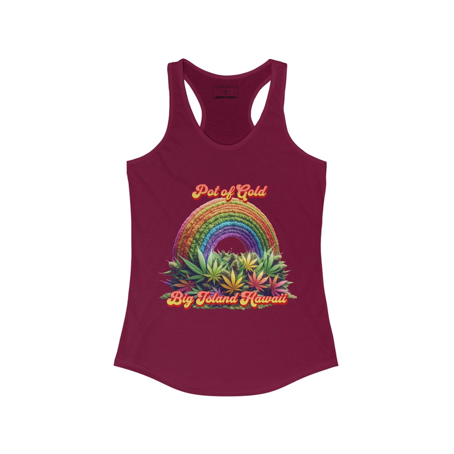 Tank Top - Rainbow Nuggets Big Island Hawaii Women's Racerback Tank Printify