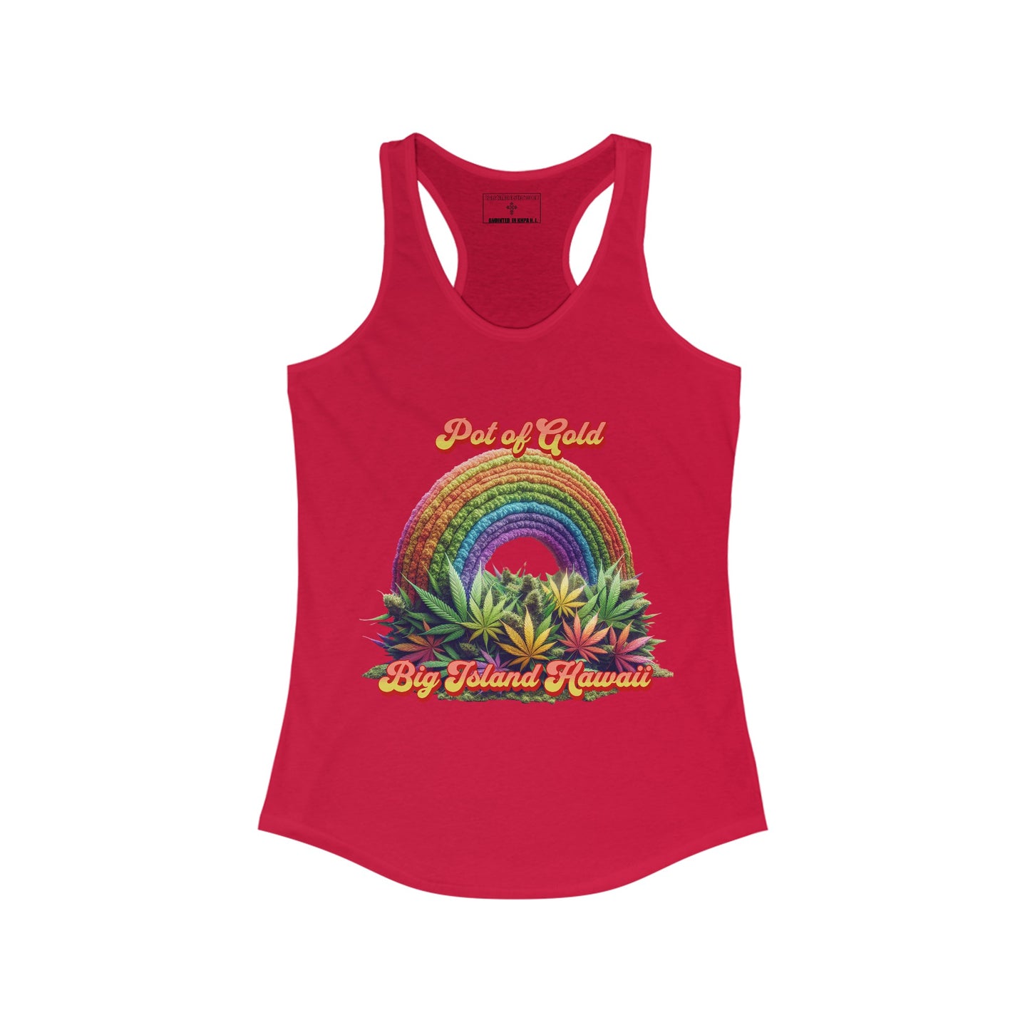 Tank Top - Rainbow Nuggets Big Island Hawaii Women's Racerback Tank Printify