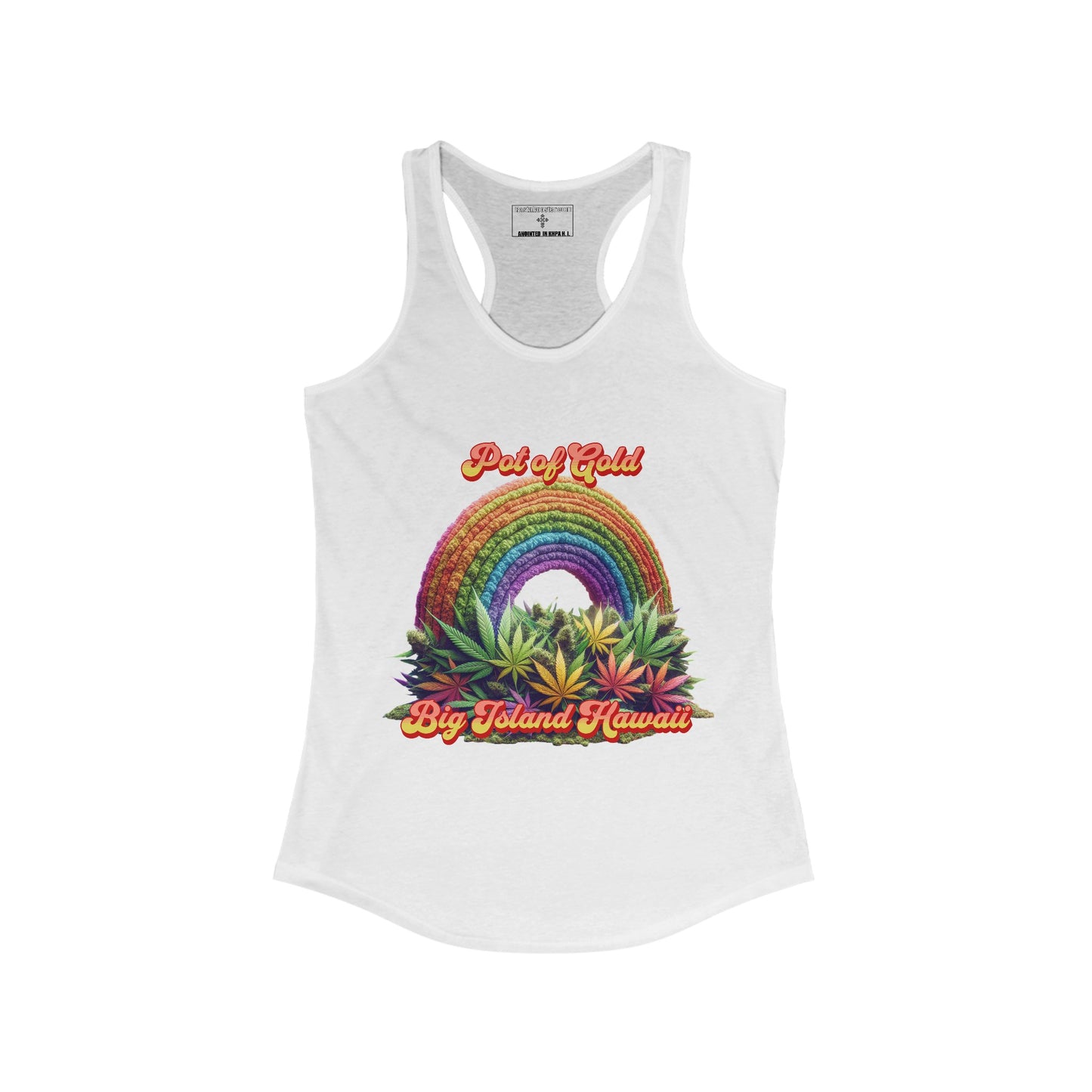 Tank Top - Rainbow Nuggets Big Island Hawaii Women's Racerback Tank Printify