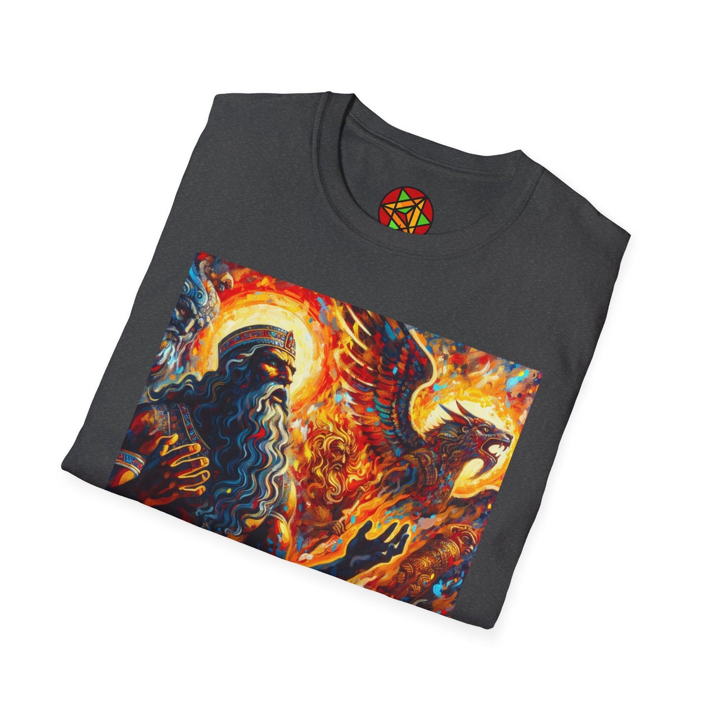 Daniel 3:26 Fiery Furnace T-Shirt — Shadrach Meshach Abednego Christian Tee Printify