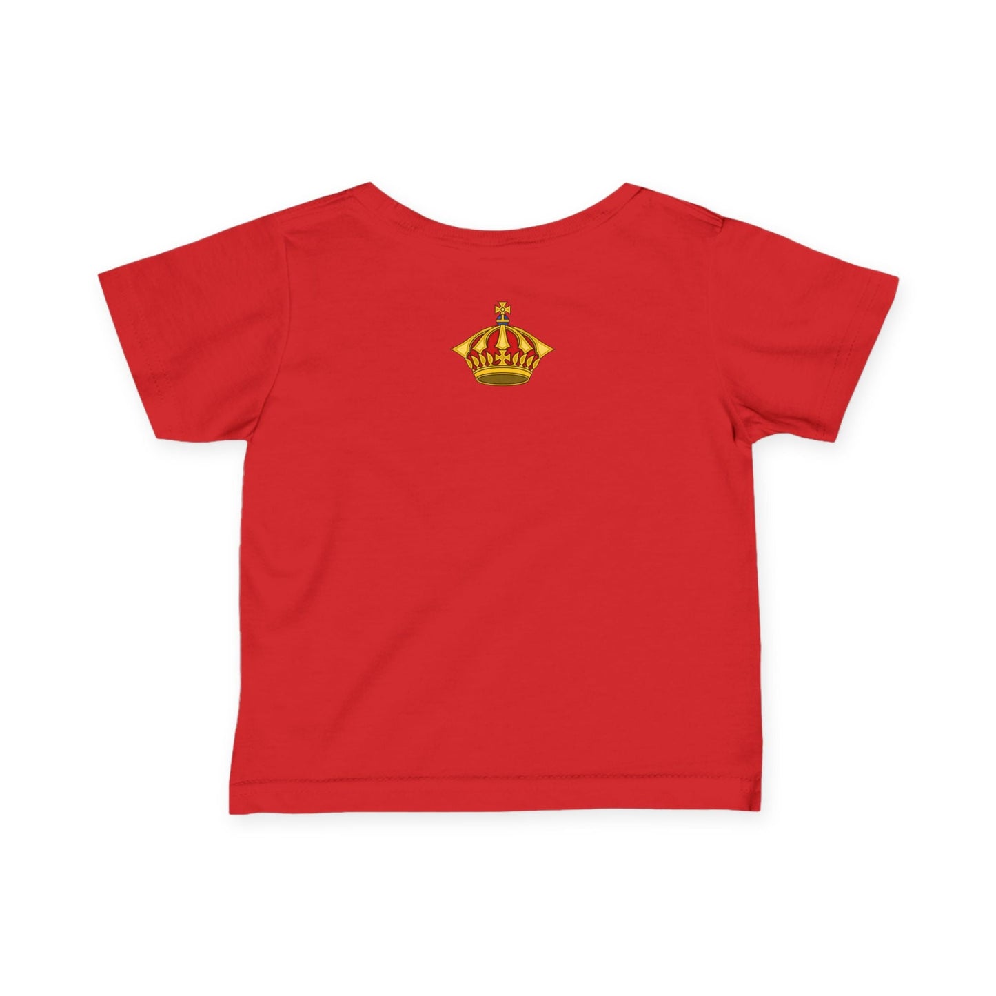 Infant Tee — 'Kalapana' Script with Gold Crown Baby Shirt Printify
