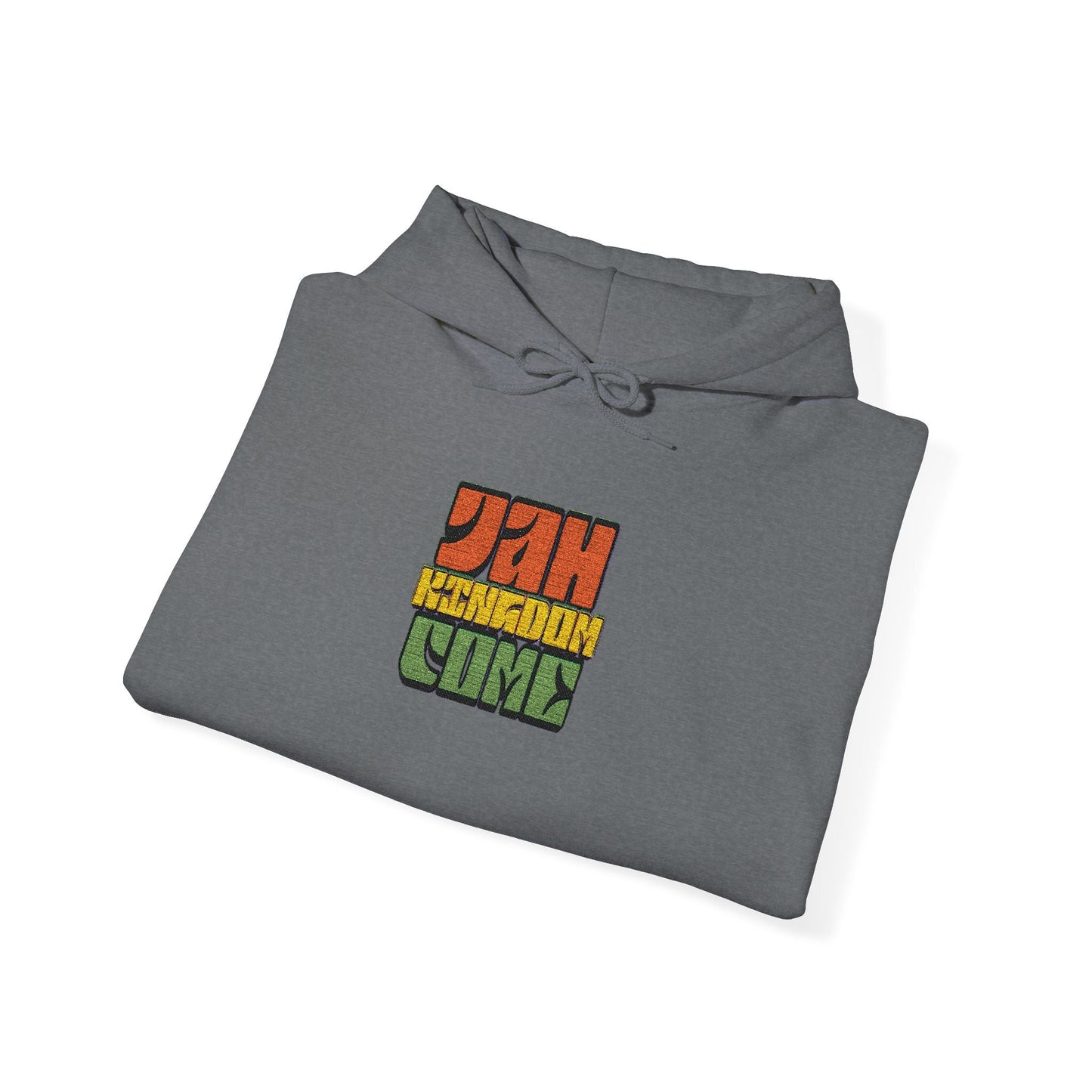 Rastafarian Leaf Block Hoodie – Reggae Colors Graphic Sweatshirt Printify