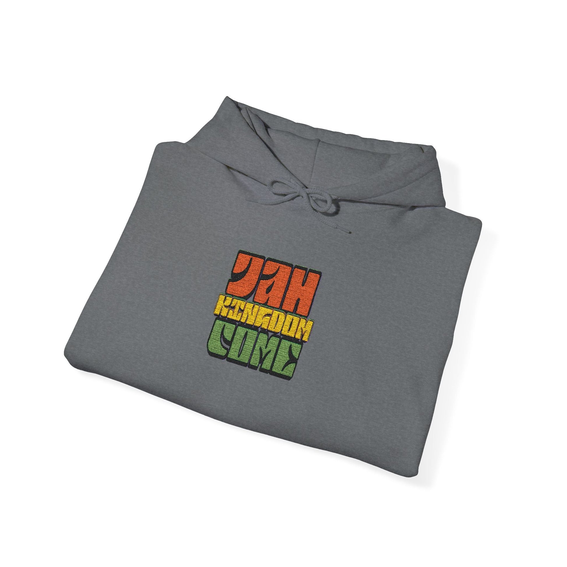 Rastafarian Leaf Block Hoodie – Reggae Colors Graphic Sweatshirt Printify