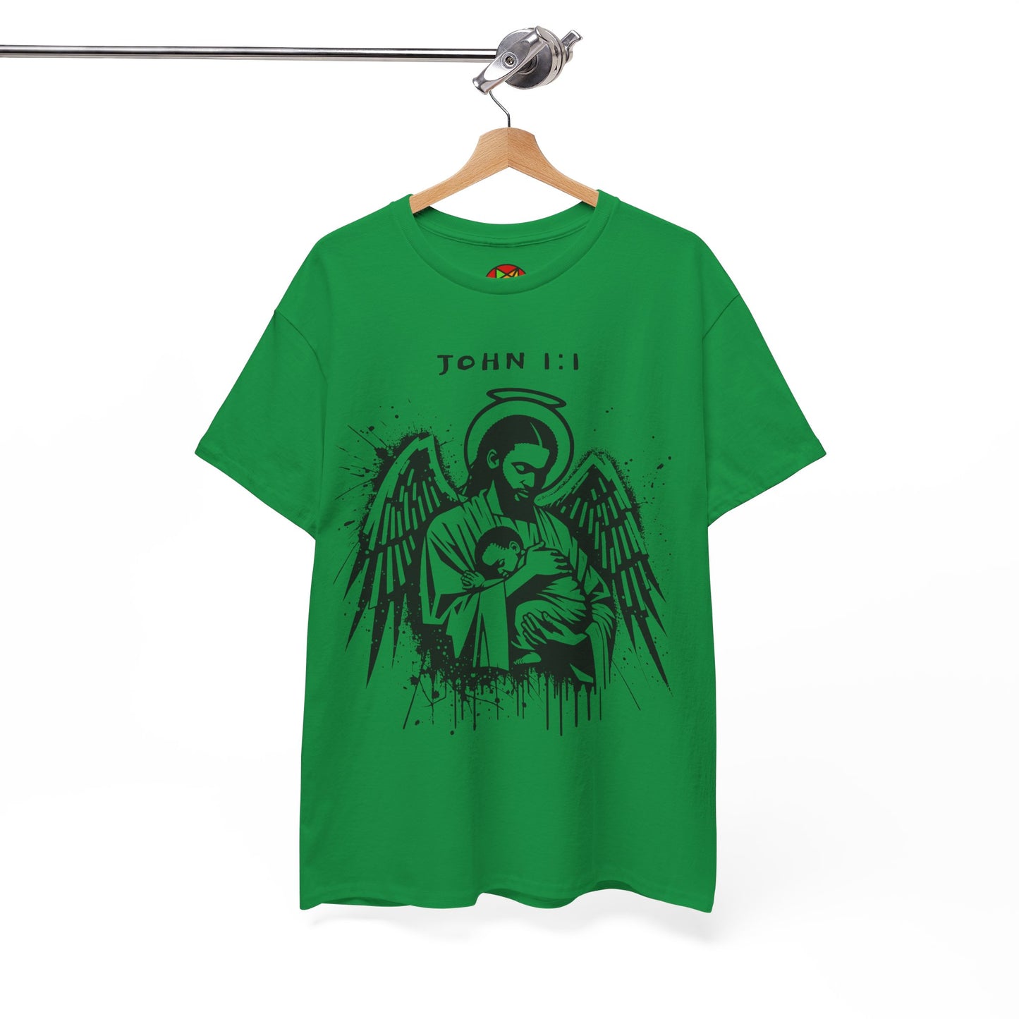 Island Scripture Tee: The Radiance of John 1:1 Printify