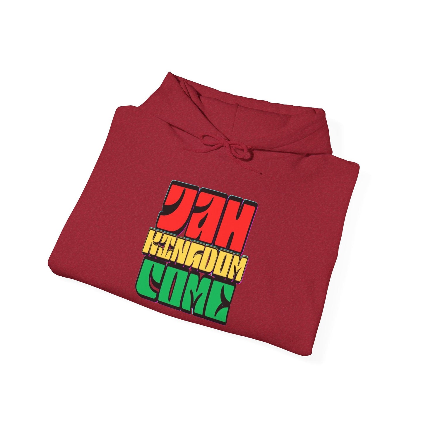 Hoodie — Jah Kingdom Come Rasta Graphic Hooded Sweatshirt Printify