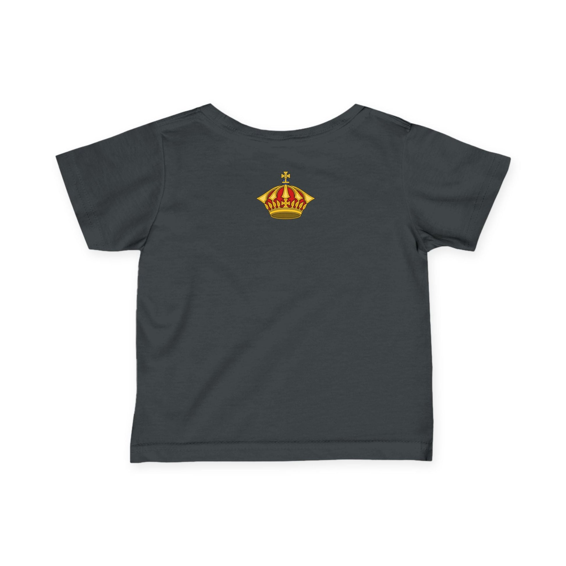 Infant Tee — 'Kalapana' Script with Gold Crown Baby Shirt Printify