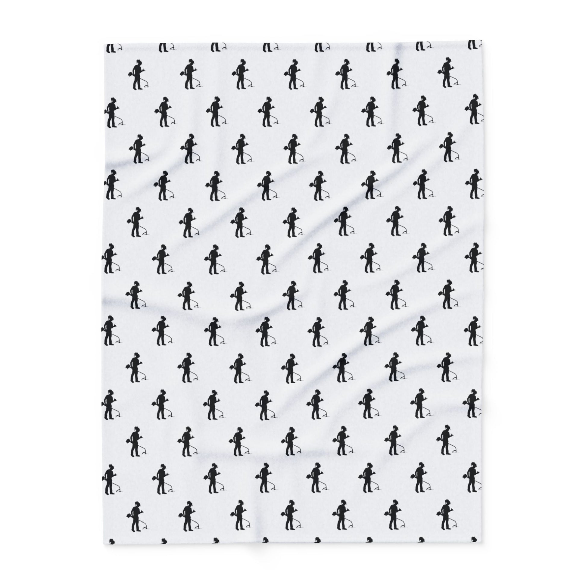 Weed Wacky Blanket — Colorful Tropical Leaf Pattern Cozy Throw Printify
