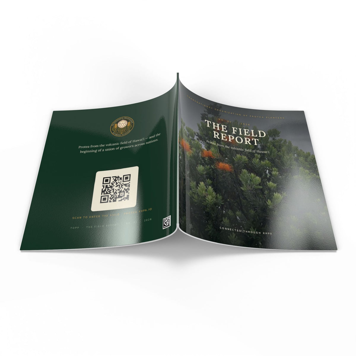 Softcover Photo Book — "The Field Report" Nature Journal Printify