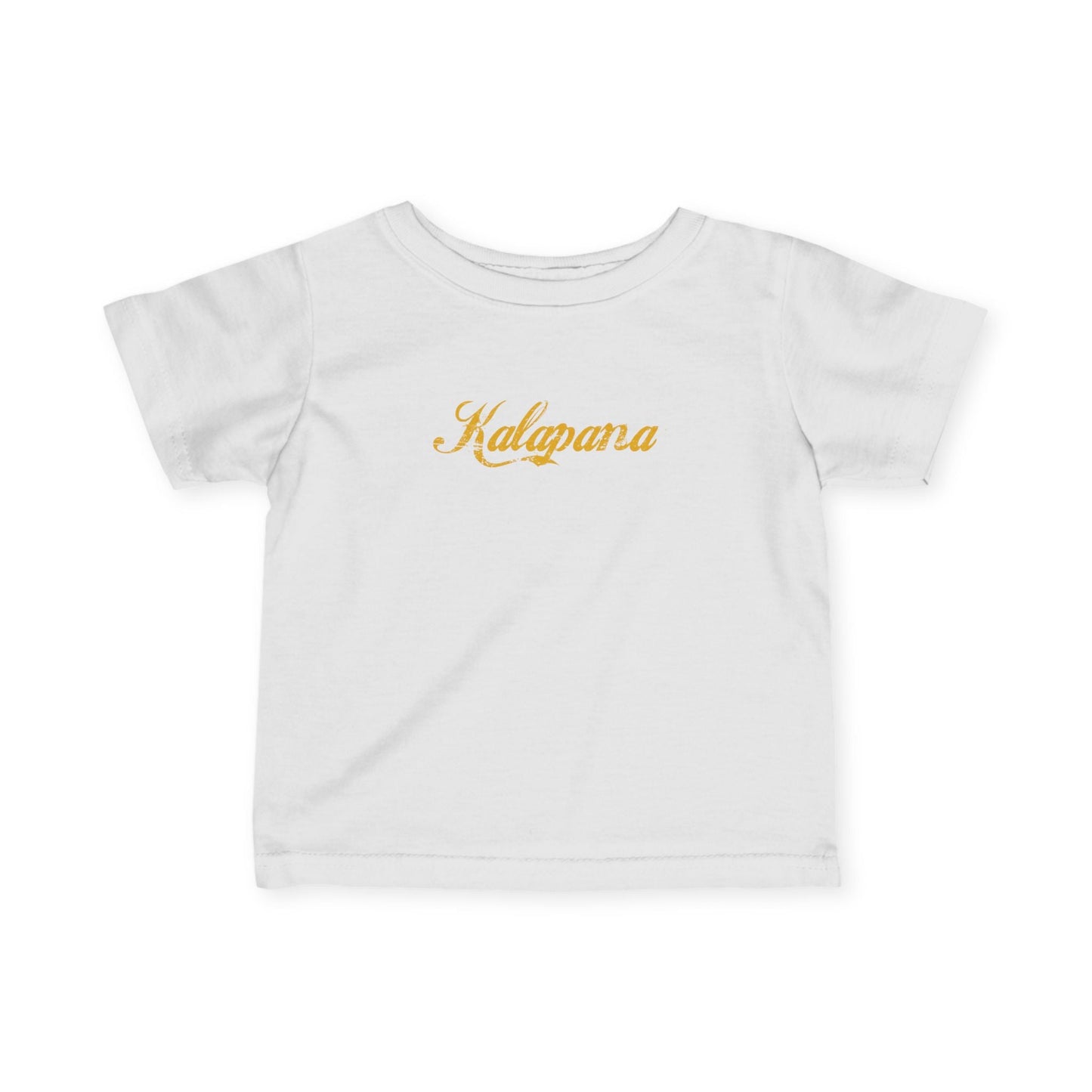 Infant Tee — 'Kalapana' Script with Gold Crown Baby Shirt Printify