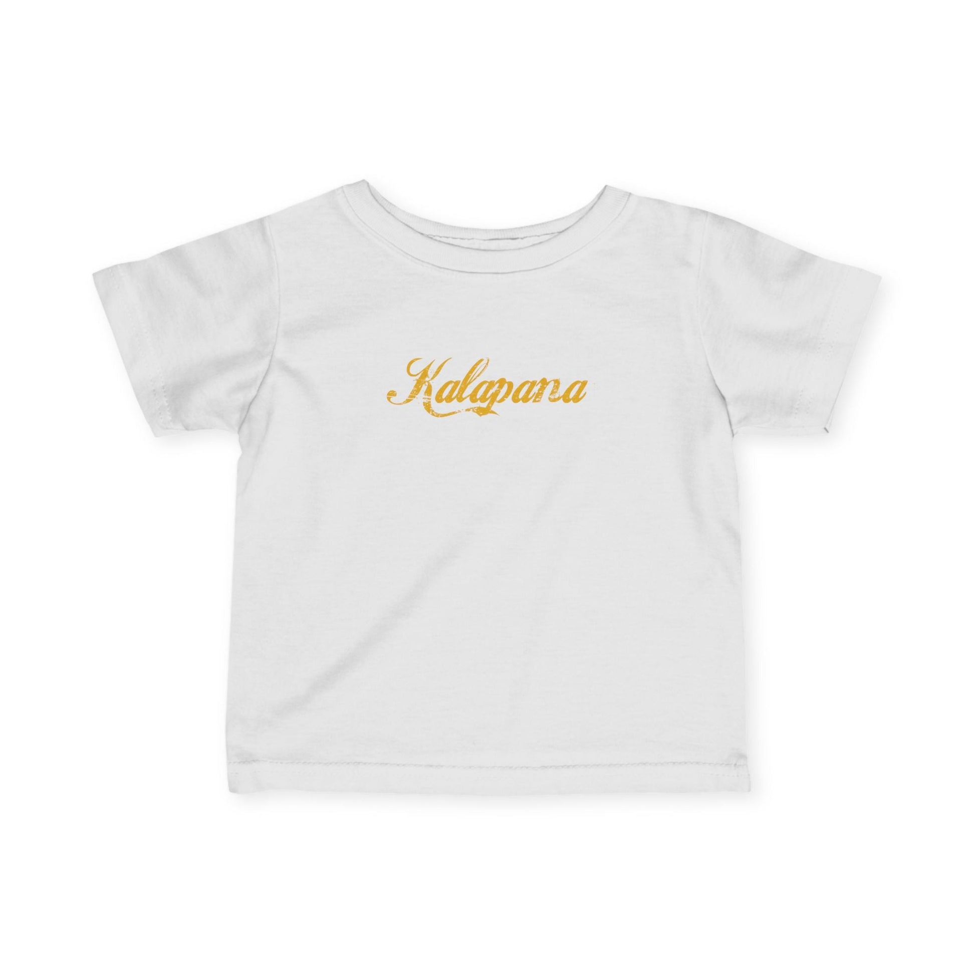 Infant Tee — 'Kalapana' Script with Gold Crown Baby Shirt Printify