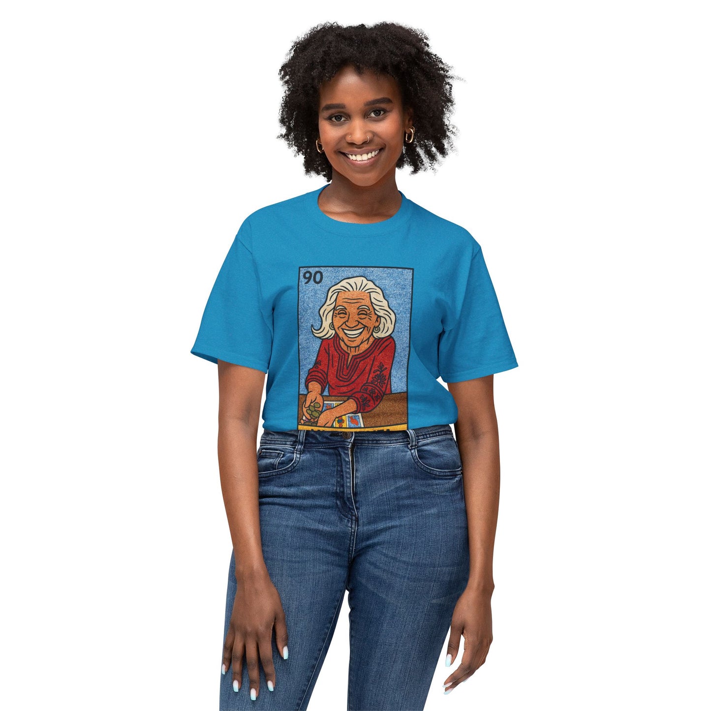 Mi Abuelita Lotería Card T-Shirt — Vintage Hispanic Grandma Tribute