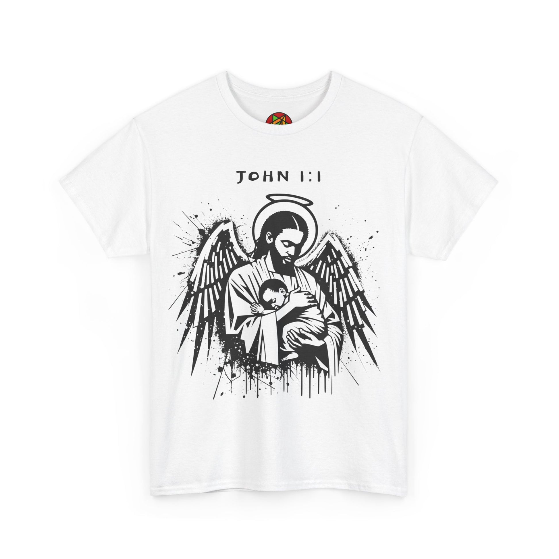 Island Scripture Tee: The Radiance of John 1:1 Printify